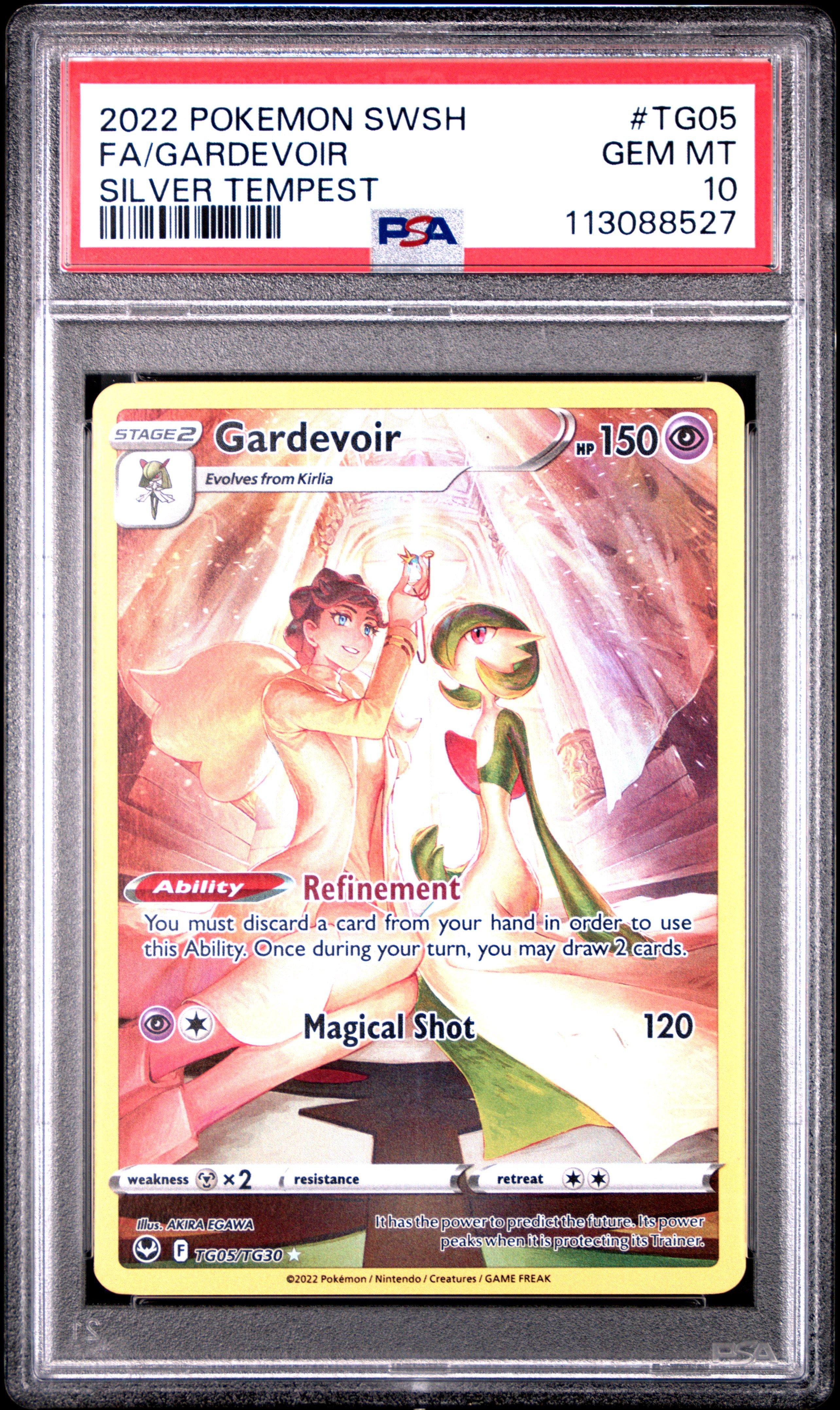 2022 Pokemon Sword & Shield Silver Tempest Tg05 Full Art/gardevoir