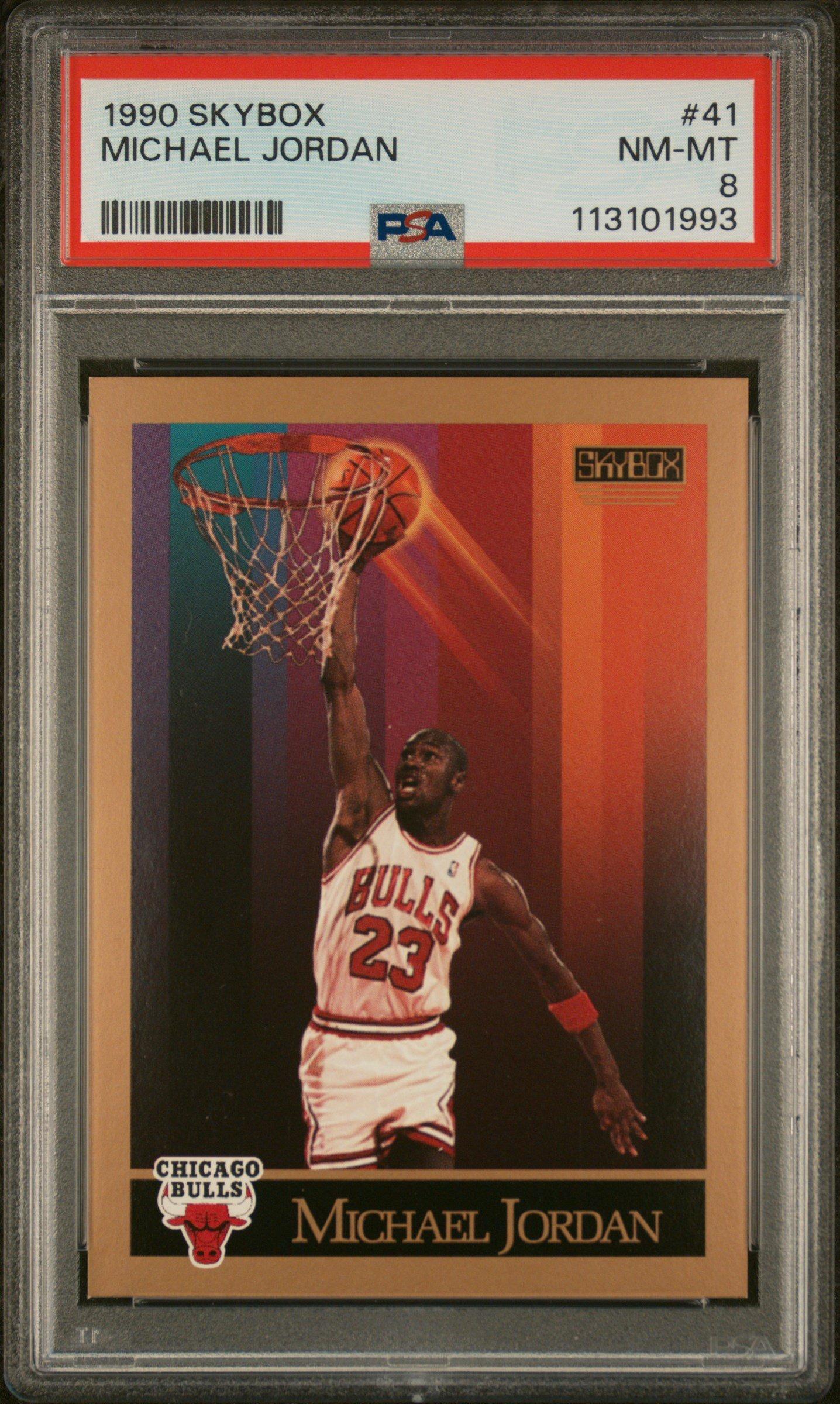 1990 Skybox 41 Michael Jordan PSA 8 Graded Card | GameStop