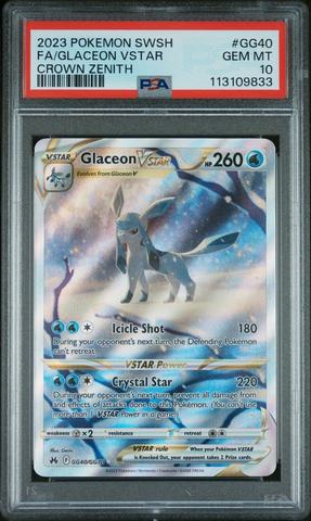 2023 Pokemon Sword And Shield Crown Zenith Gg40 Full Art/glaceon