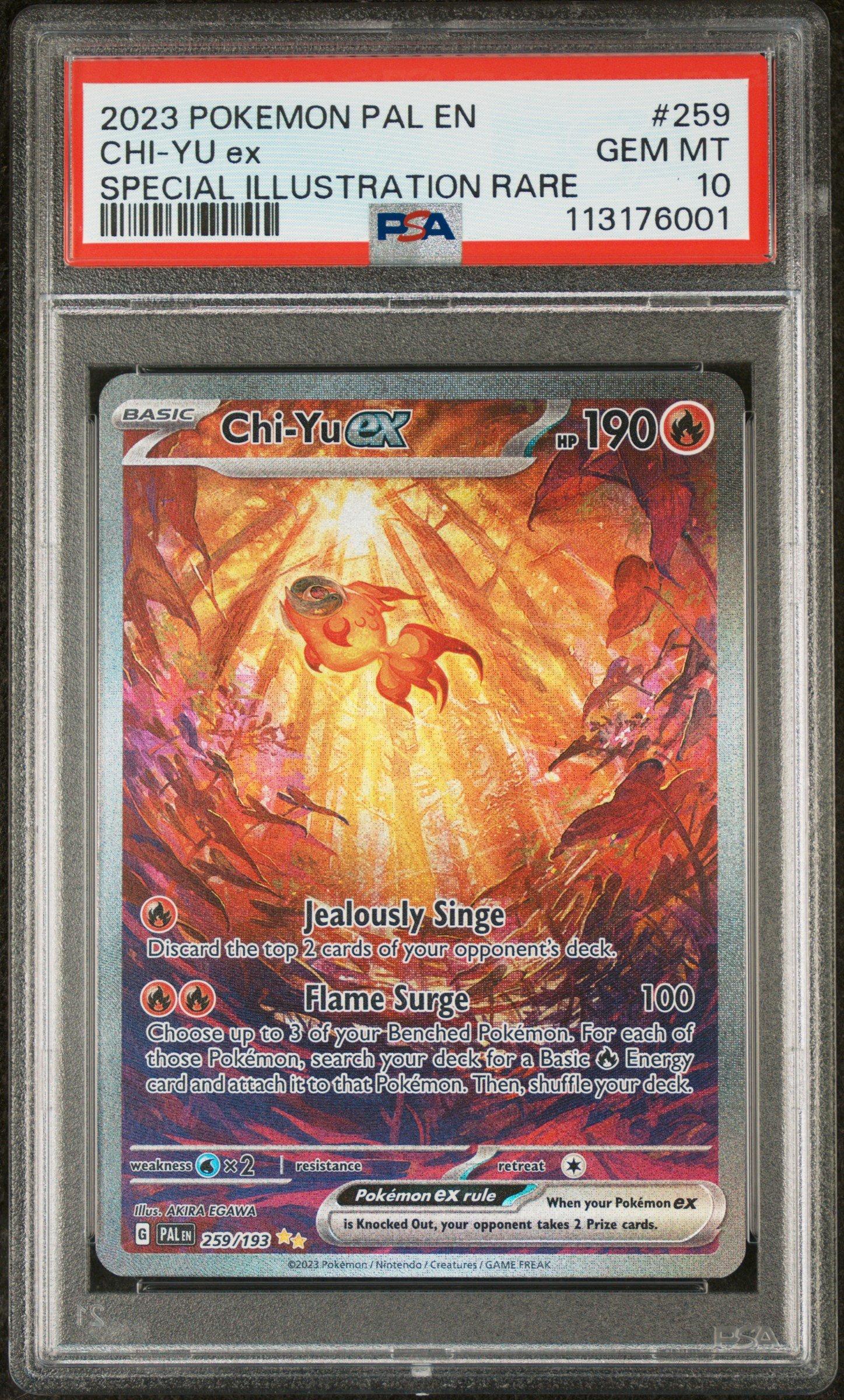 2023 Pokemon Pal En-paldea Evolved 259 Chi-yu Ex Special