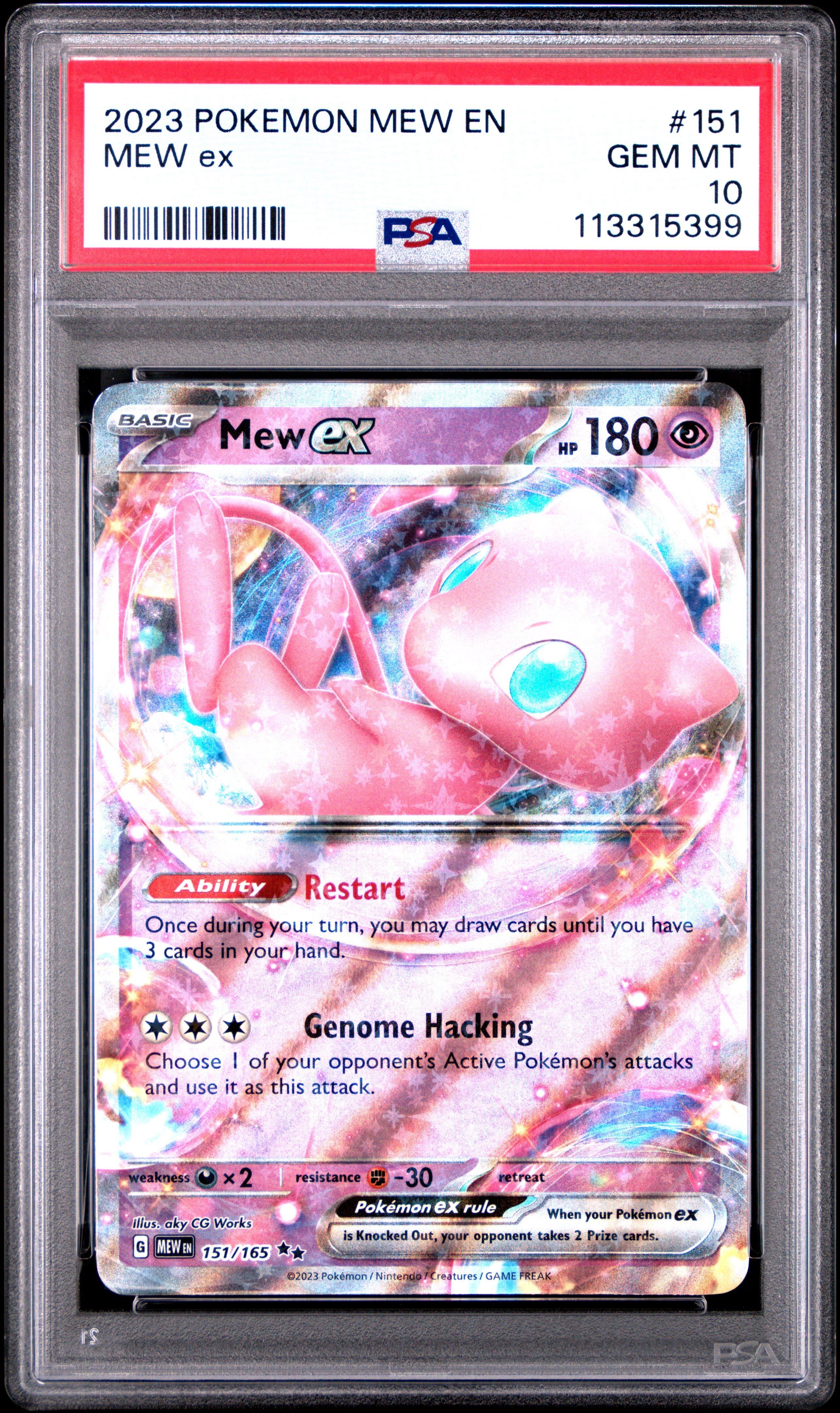 2023 ポケモンカード Mew ex PSA 10 2023 Pokemon Mew En-151 151 Mew Ex PSA 10 Graded Card | GameStop