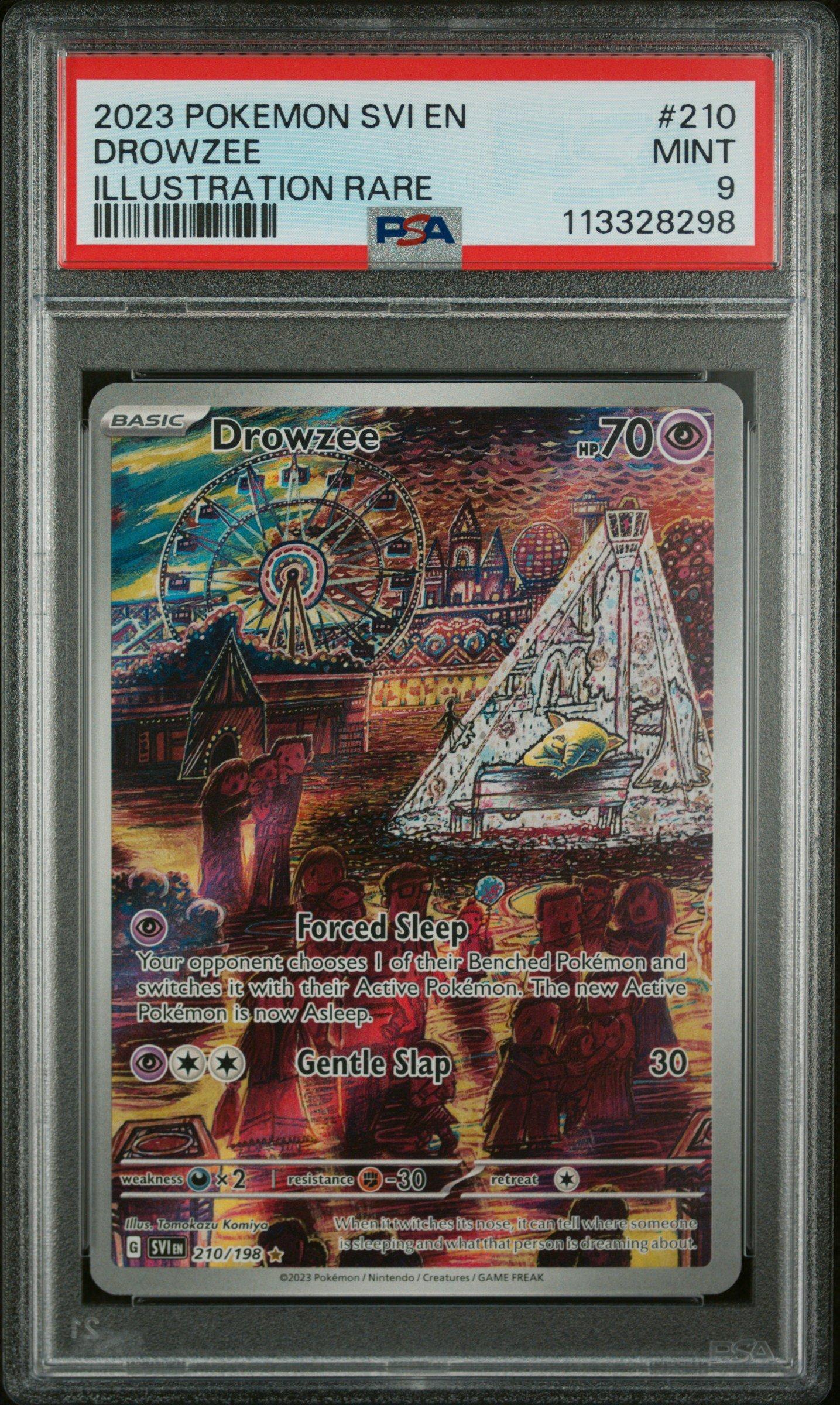 2023 Pokemon Svi En-scarlet & Violet 210 Drowzee Illustration Rare