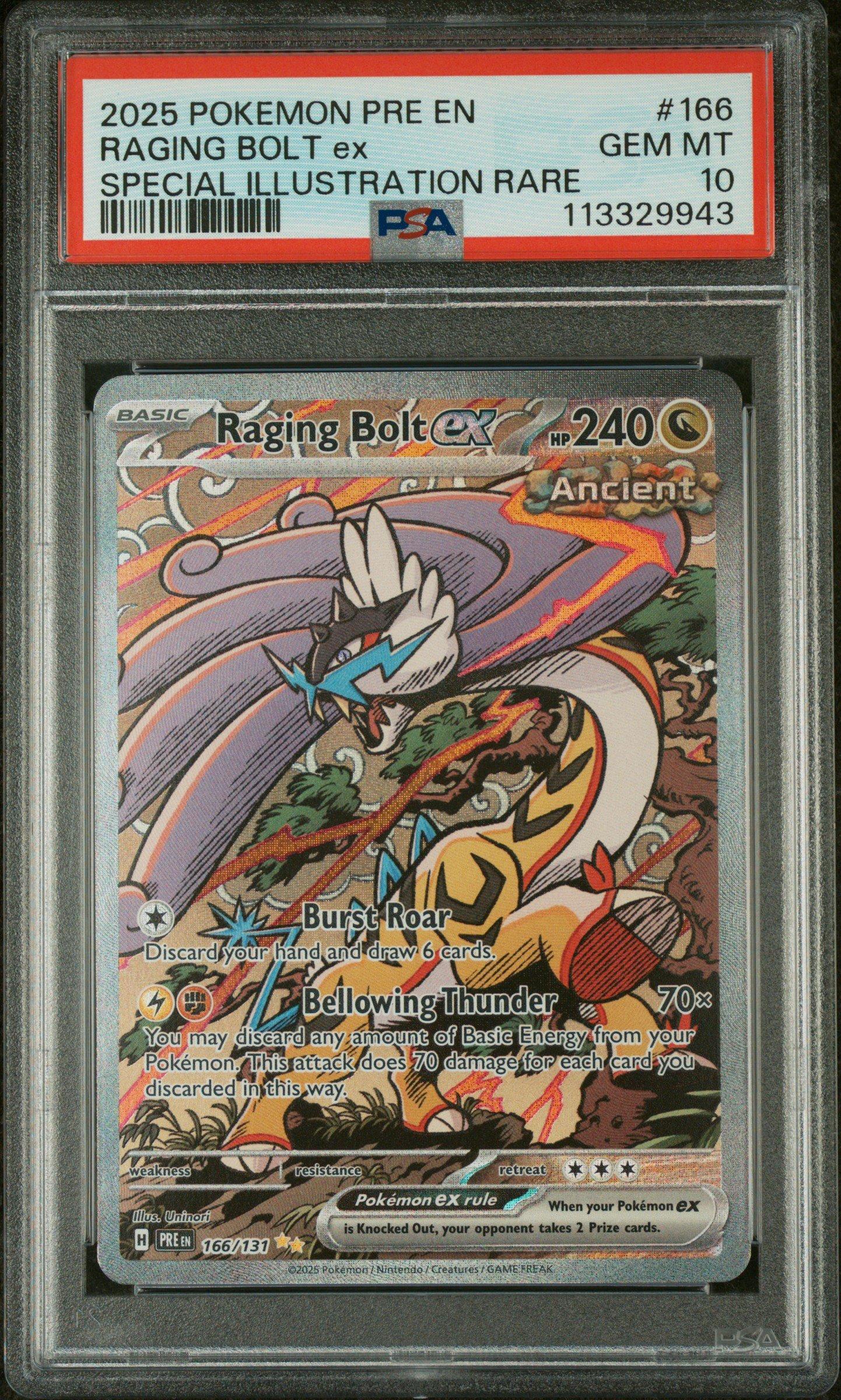ロケット団のヘルガー #100 ART RARE PSA 10 PSA 10 Roaring Moon ex SAR 218/187 SV8a Terastal Festival