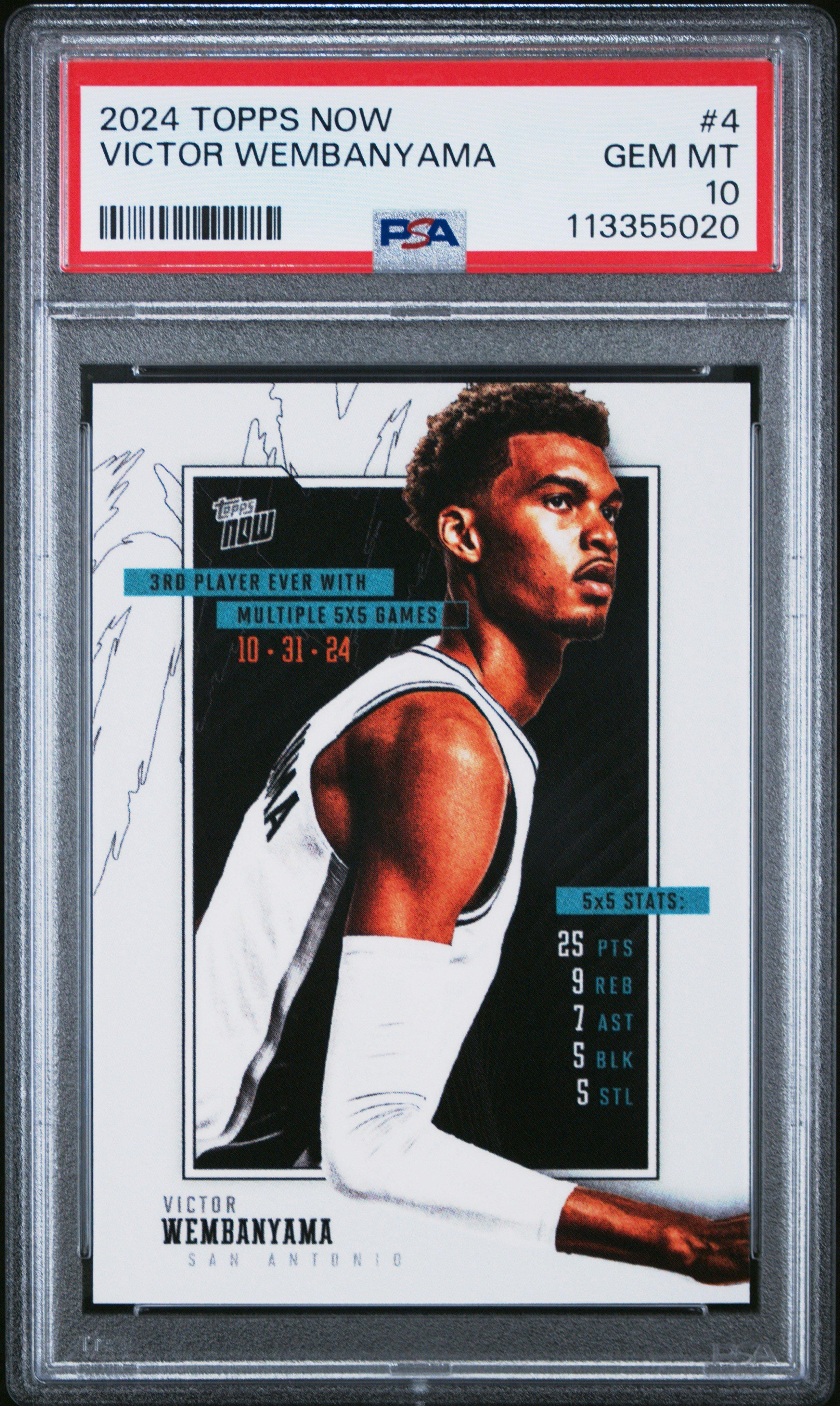 victor wembanyama graded cards Basketball Rookie Card Draft Night #D1 this striking card showcases the San Antonio Spurs star across the front to make it the perfect collectors item. PSA graded more Victor Wembanyama