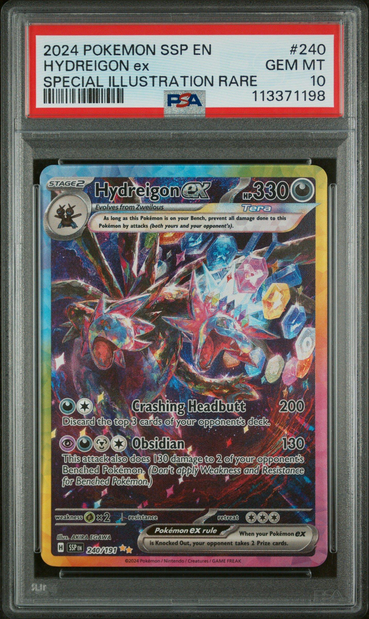 2024 Pokemon Ssp En-surging Sparks 240 Hydreigon Ex Special