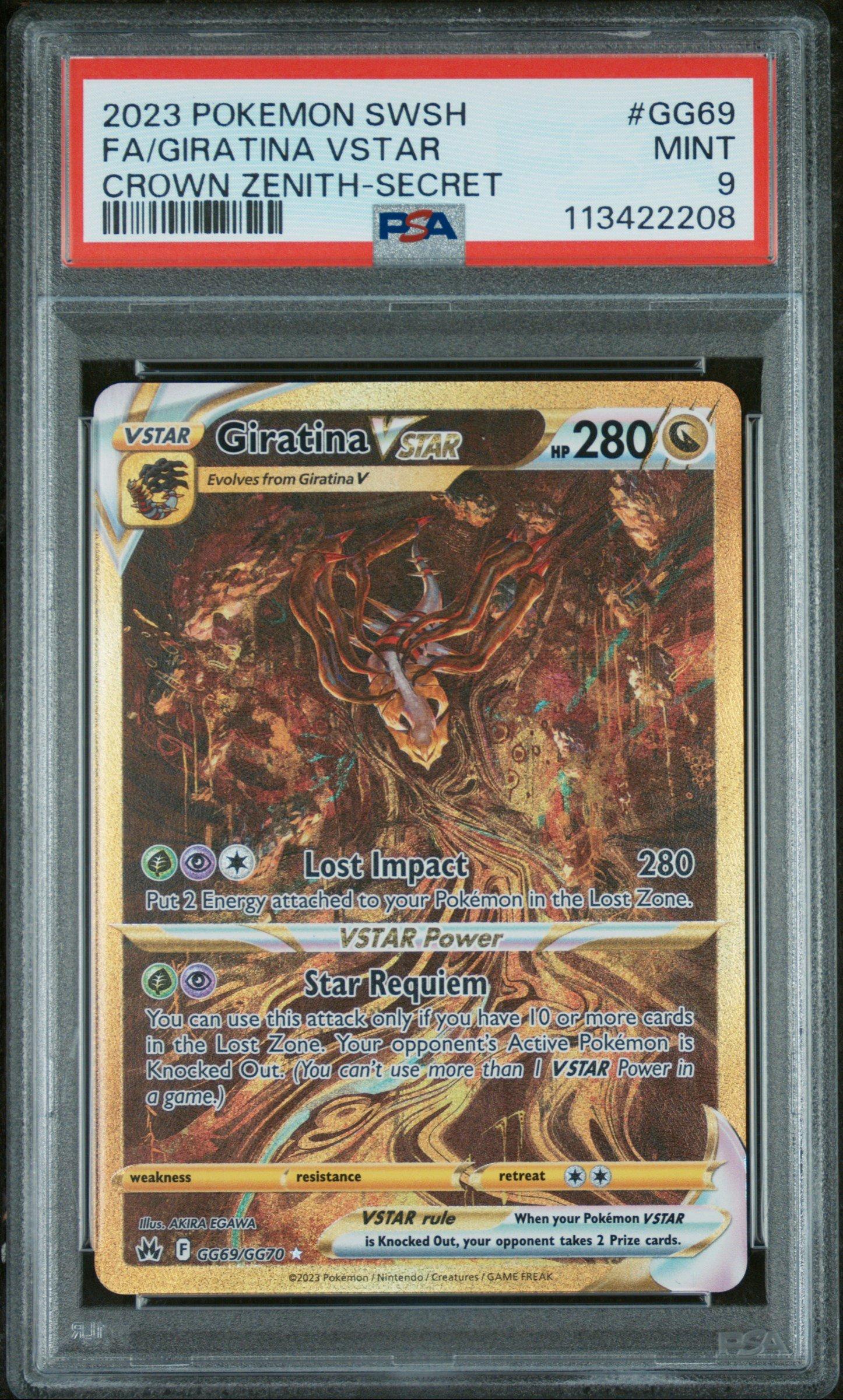 psa9 ギラティナ Giratina V PSA9 Is this a PSA 9 OC Giratina V? : r/PokemonMisprints