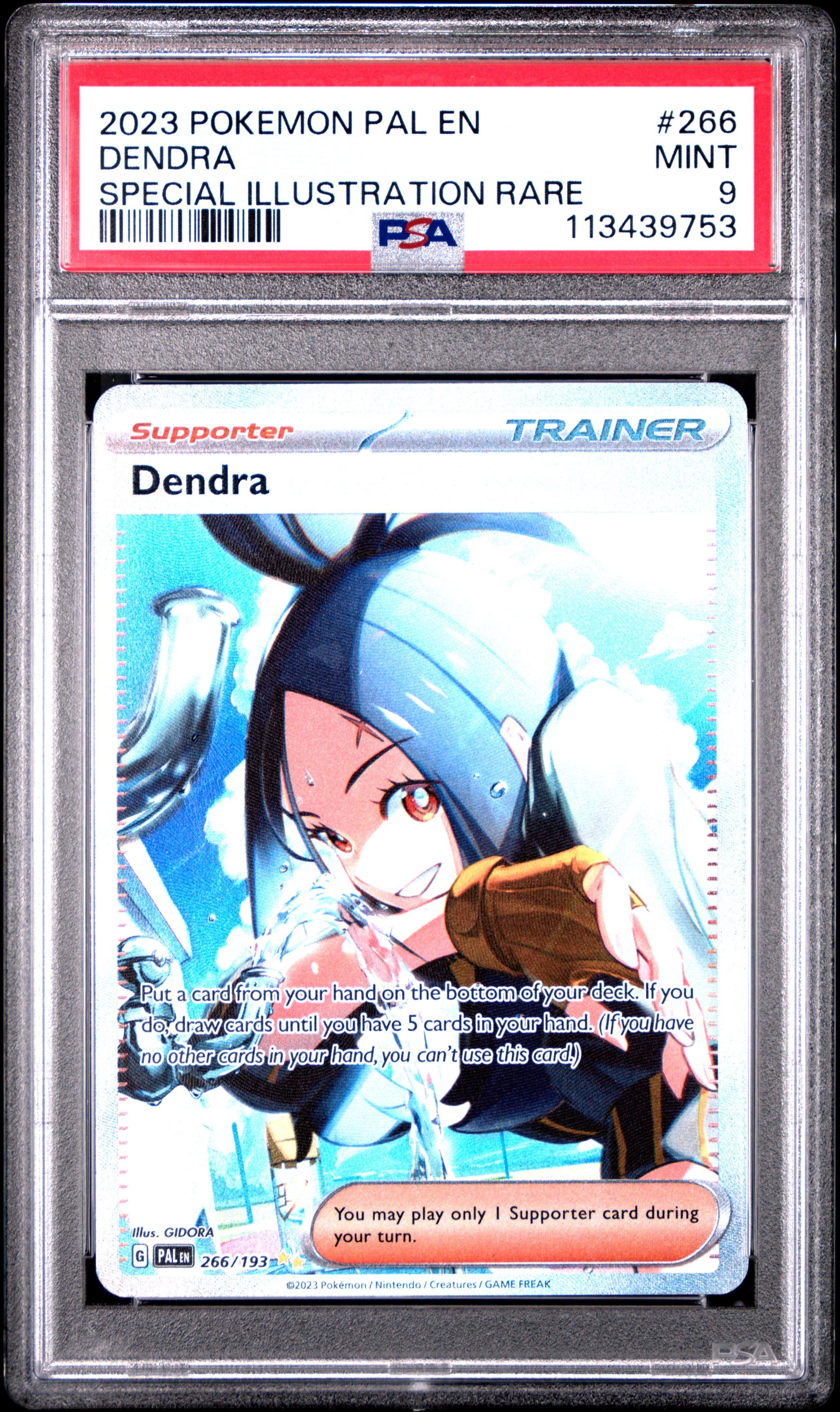2023 POKÉMON SV1a-JP #099 Dendra 2023 Pokemon Pal En-paldea Evolved 266 Dendra Special Illustration