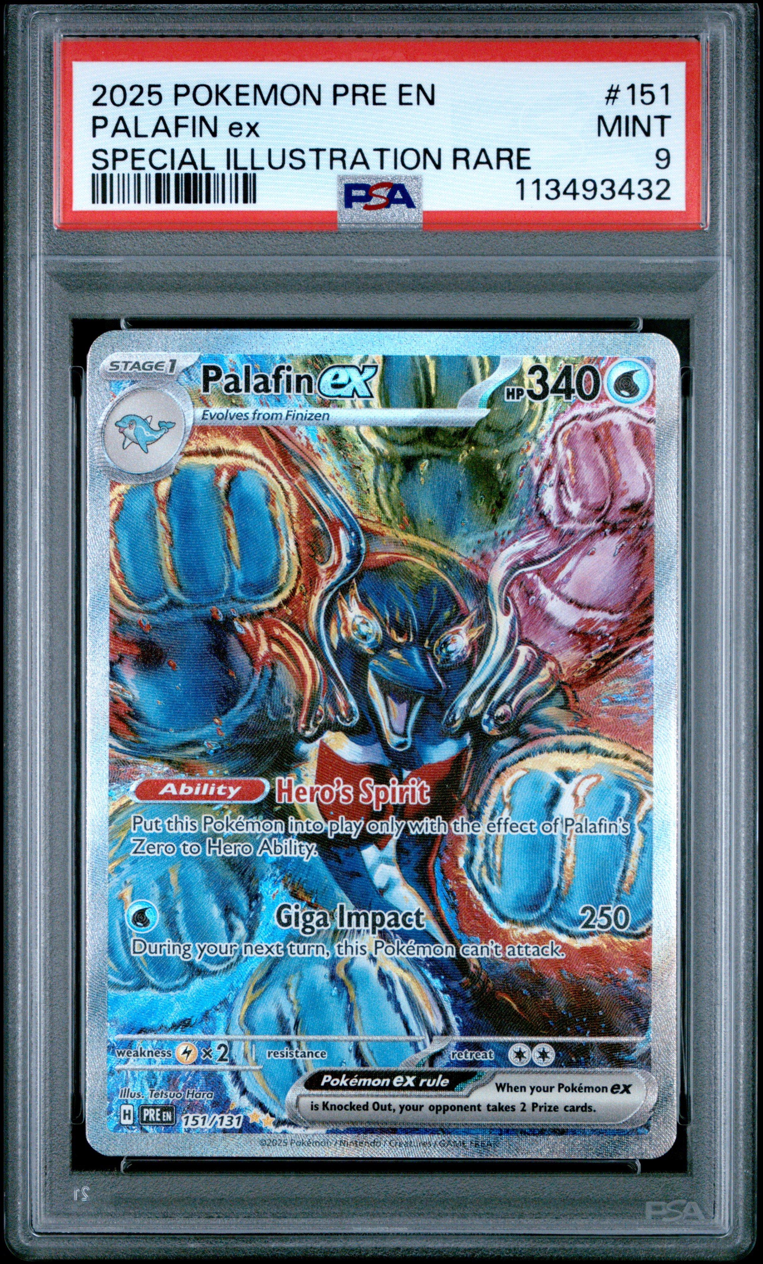 palafin ex pokemon card Palafin ex Promo SVP 126, NM Pokemon Card main image 1