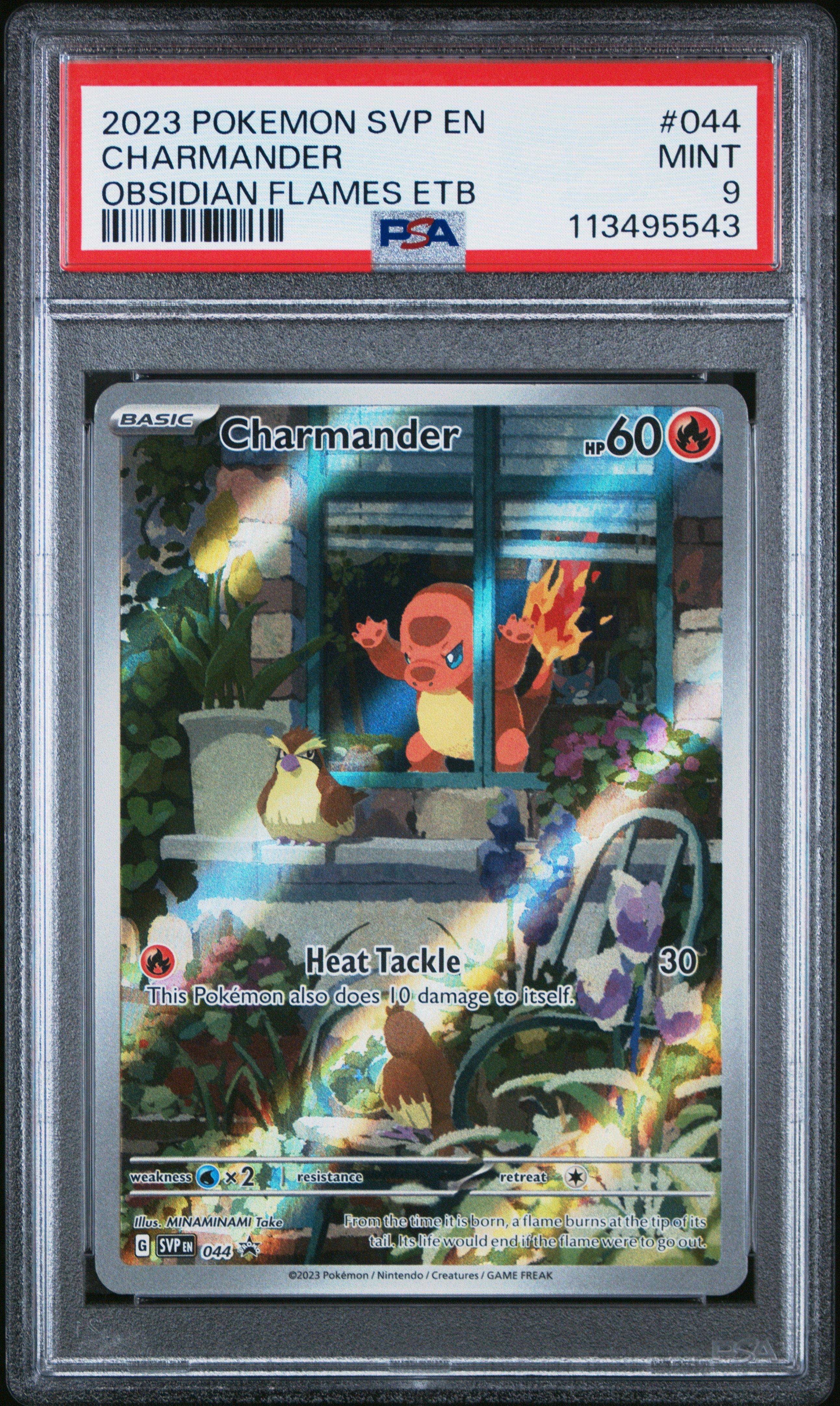 2023 Pokemon Svp En-sv Black Star Promo 044 Charmander Obsidian