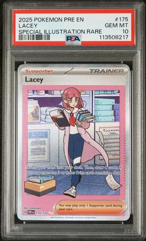2025 Pokemon Pre En-prismatic Evolutions 175 Lacey Special