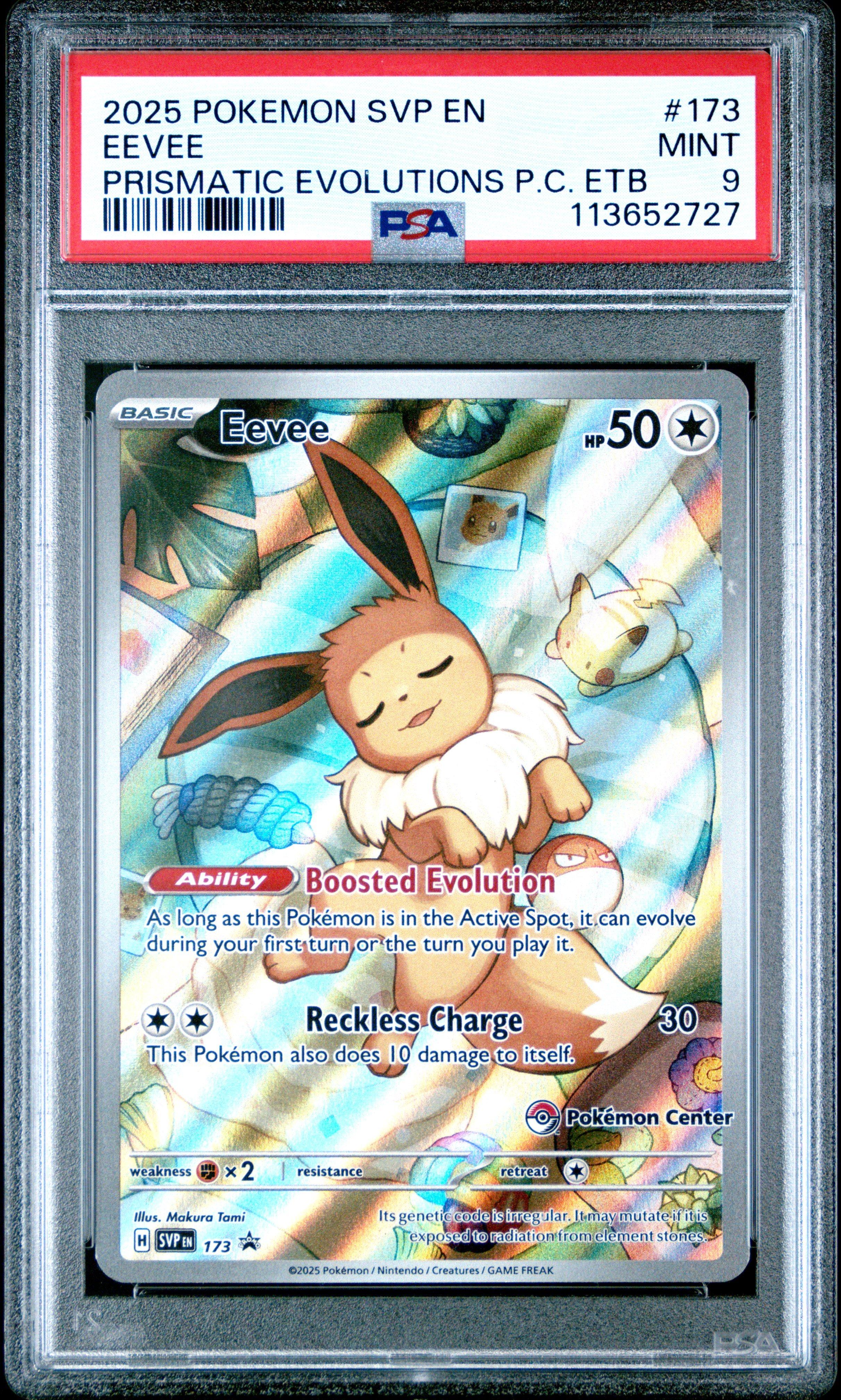 2025 Pokemon Svp En-sv Black Star Promo 173 Eevee Prismatic
