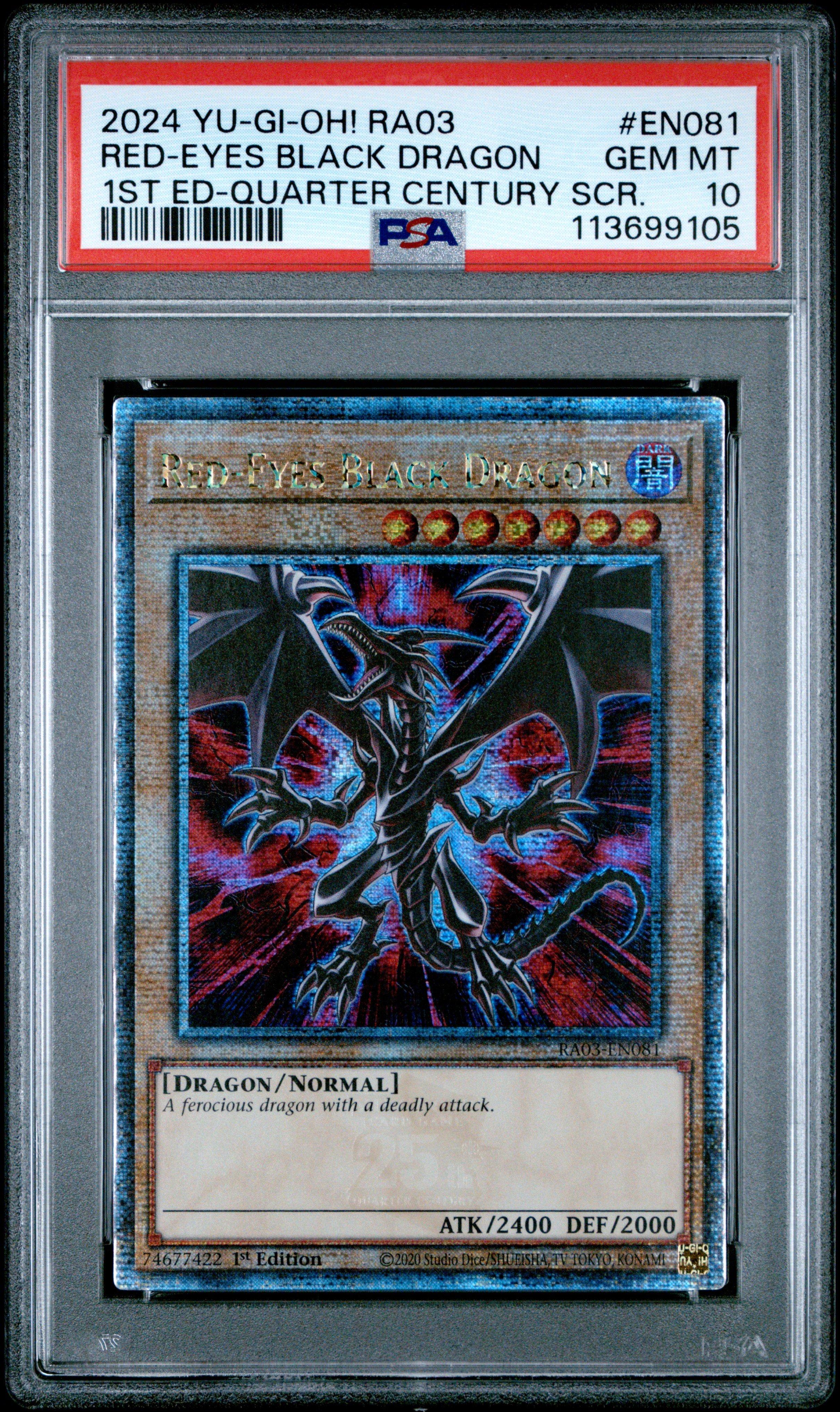 2024 Yu-gi-oh! Ra03-quarter Century Bonanza En081 Red-eyes Black