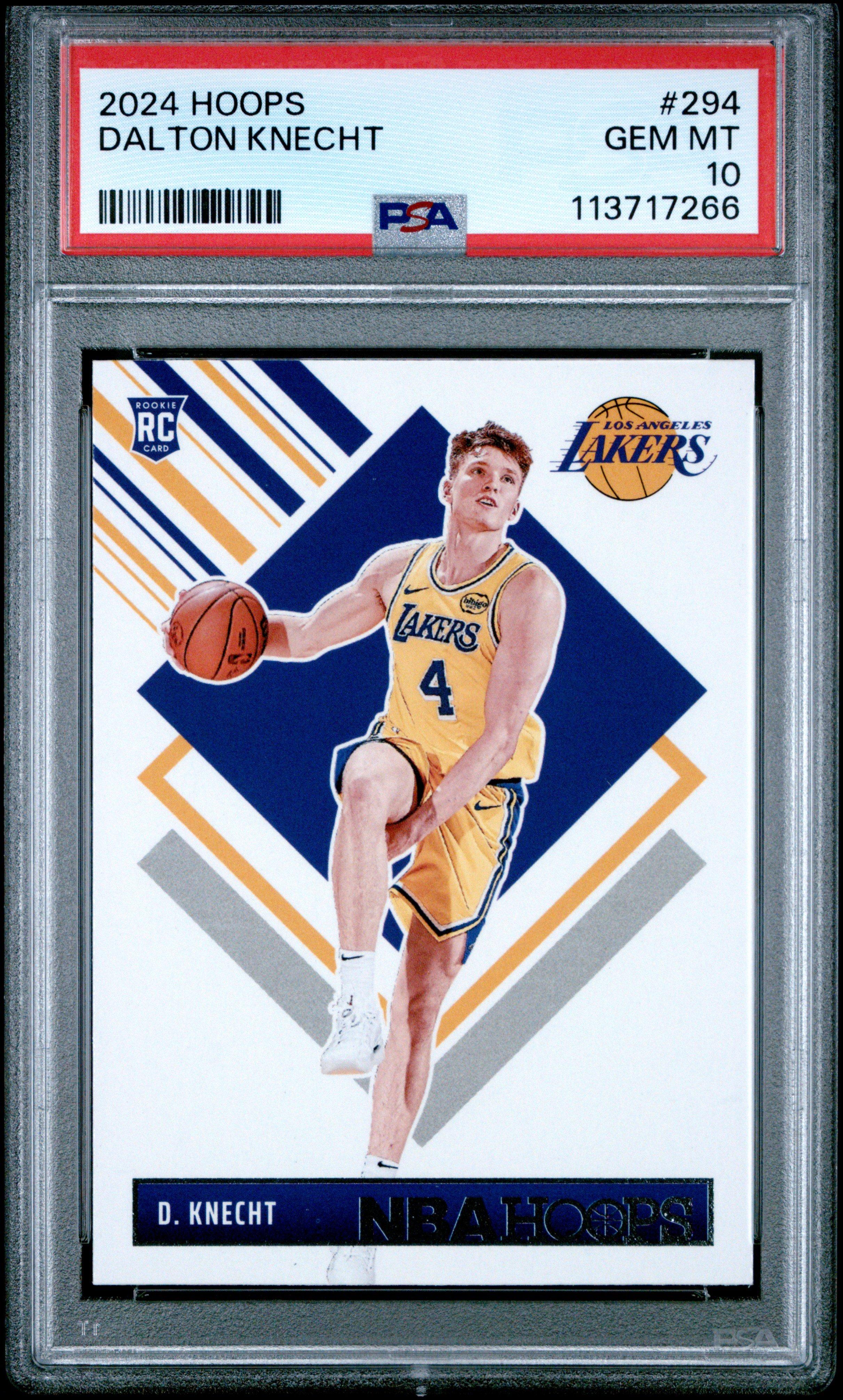 2024 Panini Nba Hoops 294 Dalton Knecht PSA 10
