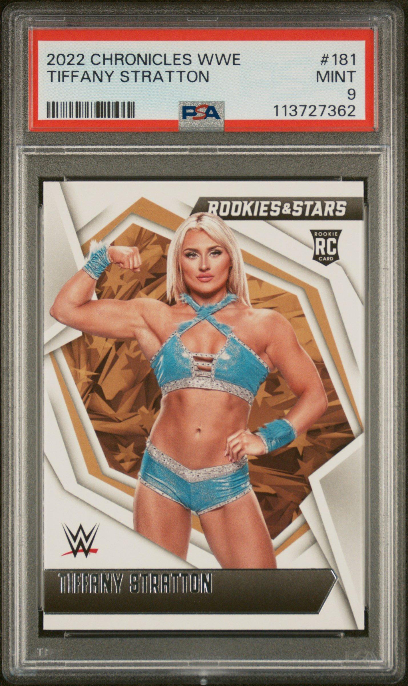 2022 Panini Chronicles Wwe 181 Tiffany Stratton PSA 9