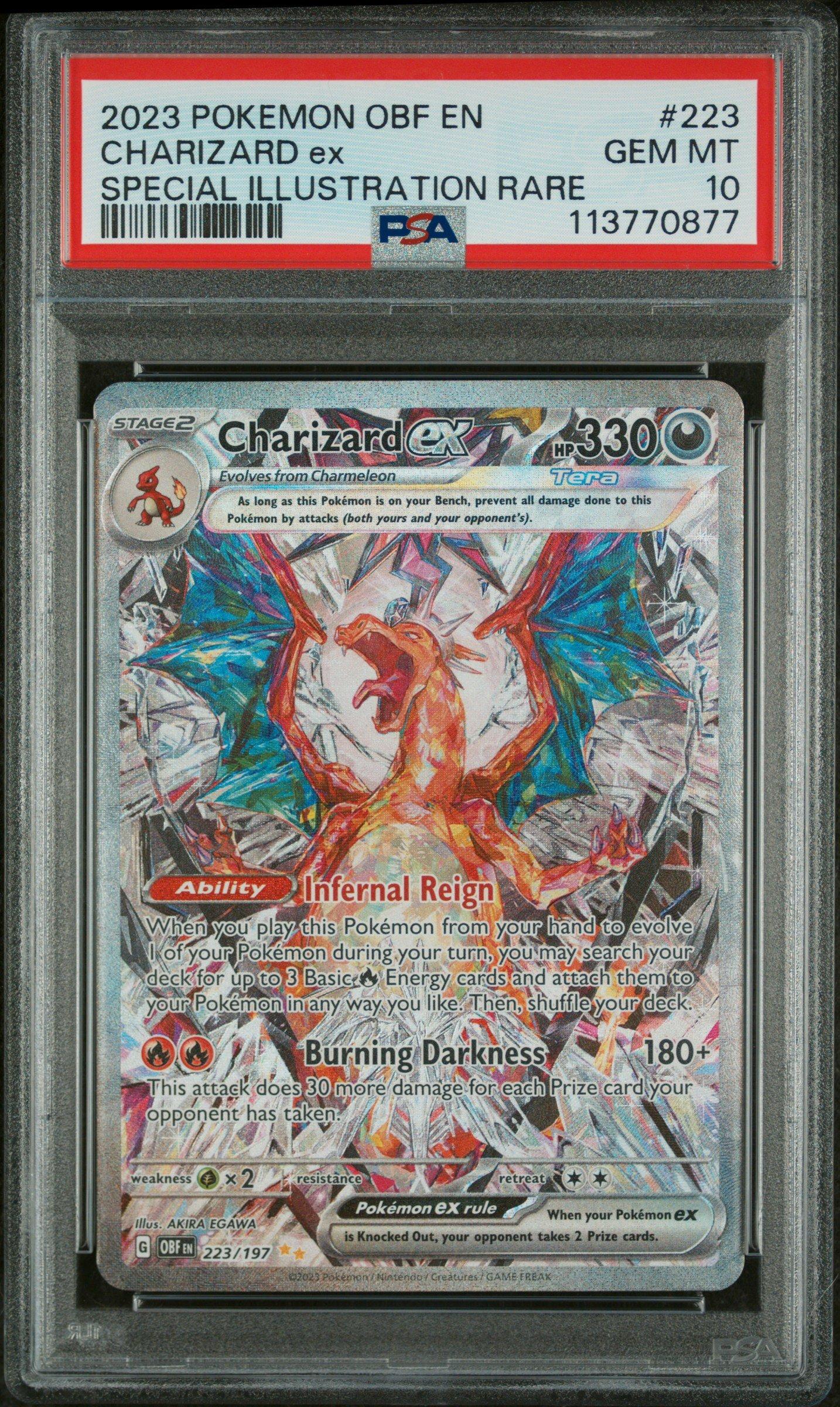 2023 Pokemon Obf En-obsidian Flames 223 Charizard Ex Special