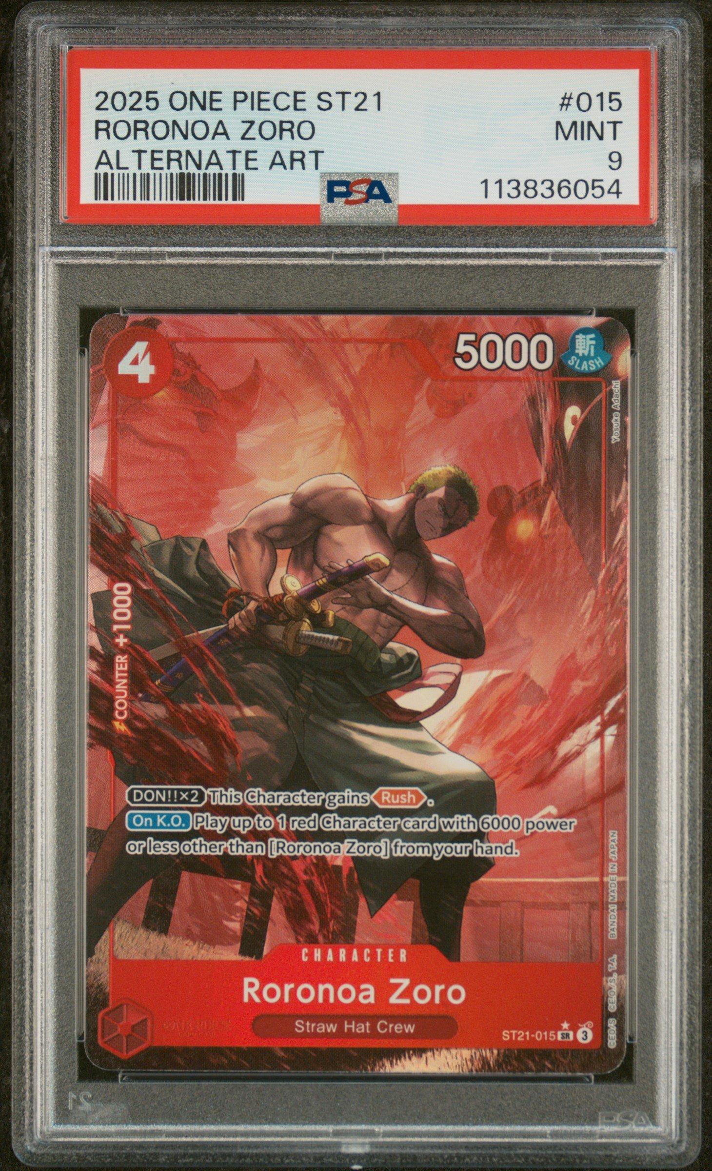 2025 One Piece Starter Deck St21-ex Gear 5 015 Roronoa Zoro