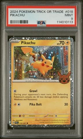 2024 Pokemon Ssp En-surging Sparks 219 Pikachu Ex Ultra Rare PSA 9