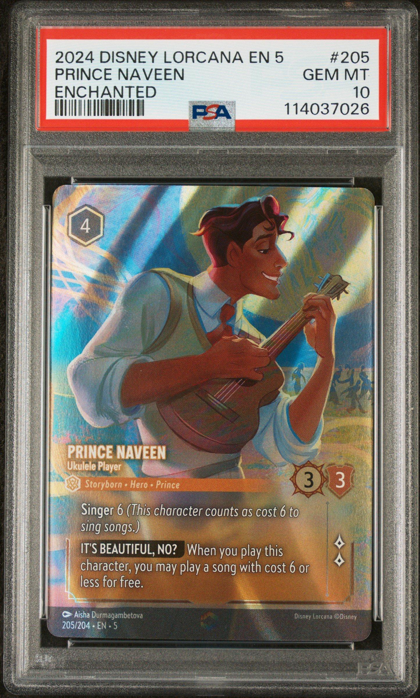 2024 Disney Lorcana En 5-shimmering Skies 205 Prince Naveen