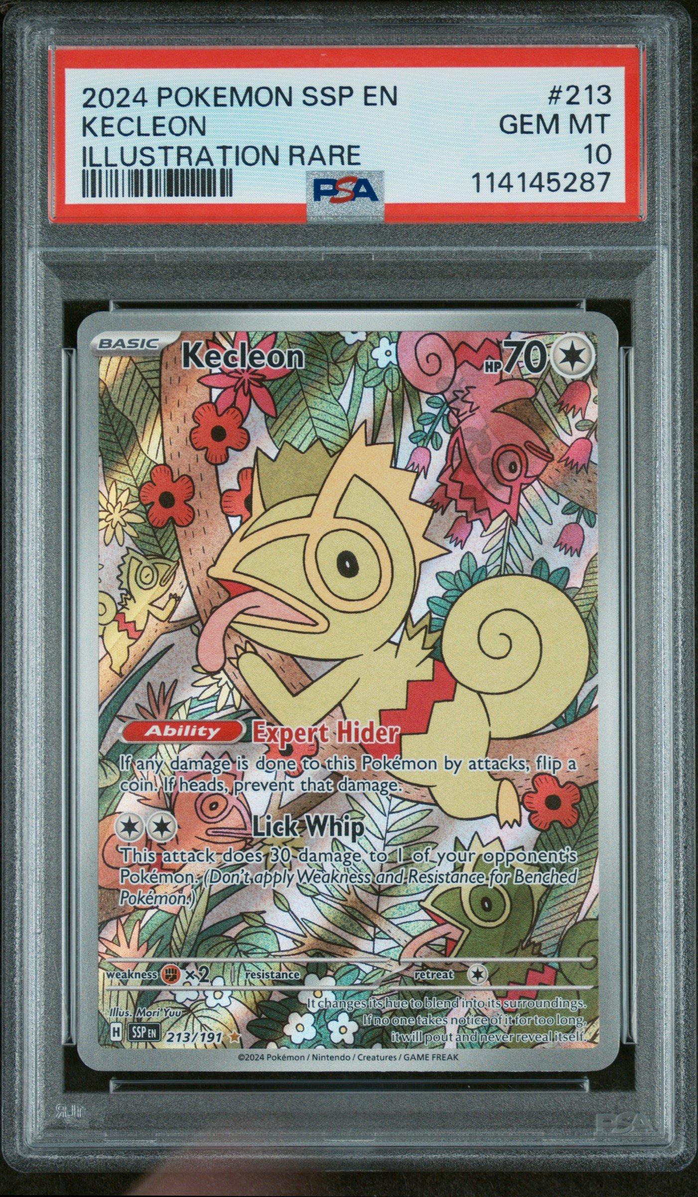 2024 Pokemon Ssp En-surging Sparks 213 Kecleon Illustration Rare