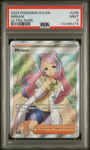 2023 Pokemon Japanese Sv1v-violet Ex 100 Miriam Super Rare PSA 9