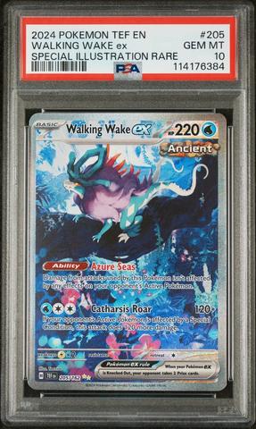 2024 Pokemon Tef En-temporal Forces 205 Walking Wake Ex Special