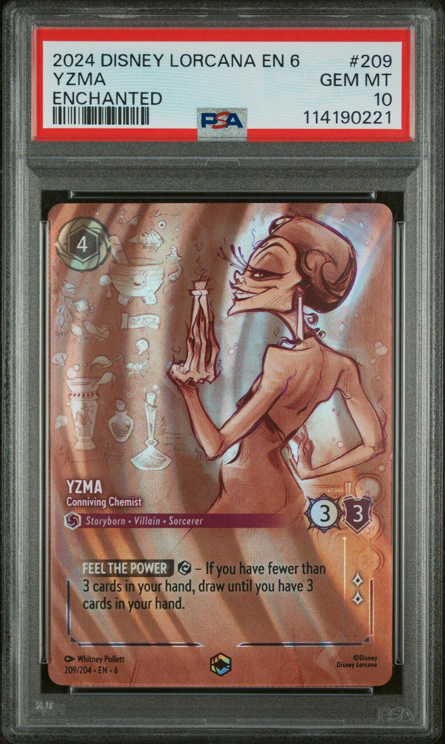 2024 Disney Lorcana En 6-azurite Sea 209 Yzma - Conniving Chemist