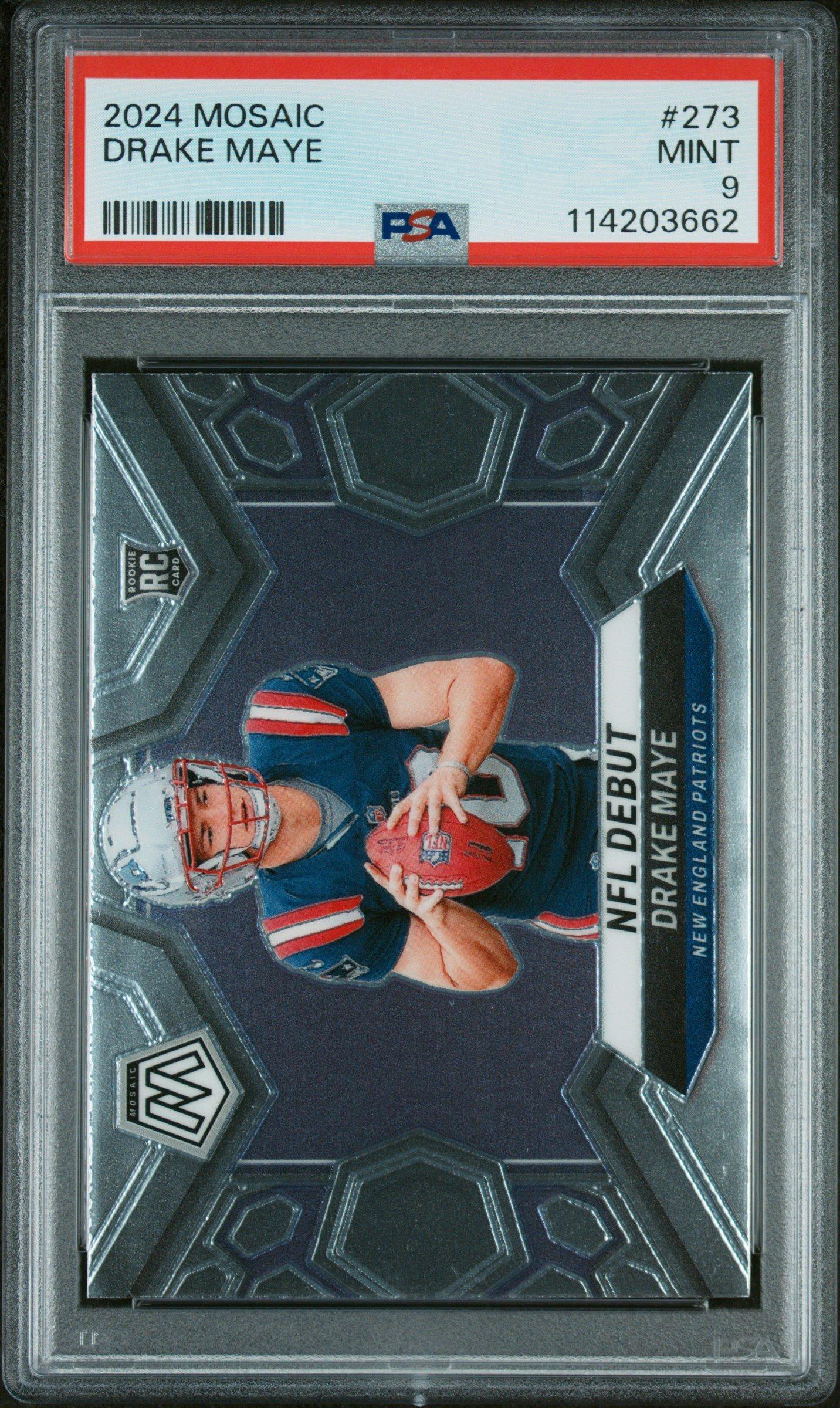 2024 Panini Mosaic 273 Drake Maye PSA 9 Graded Card | GameStop