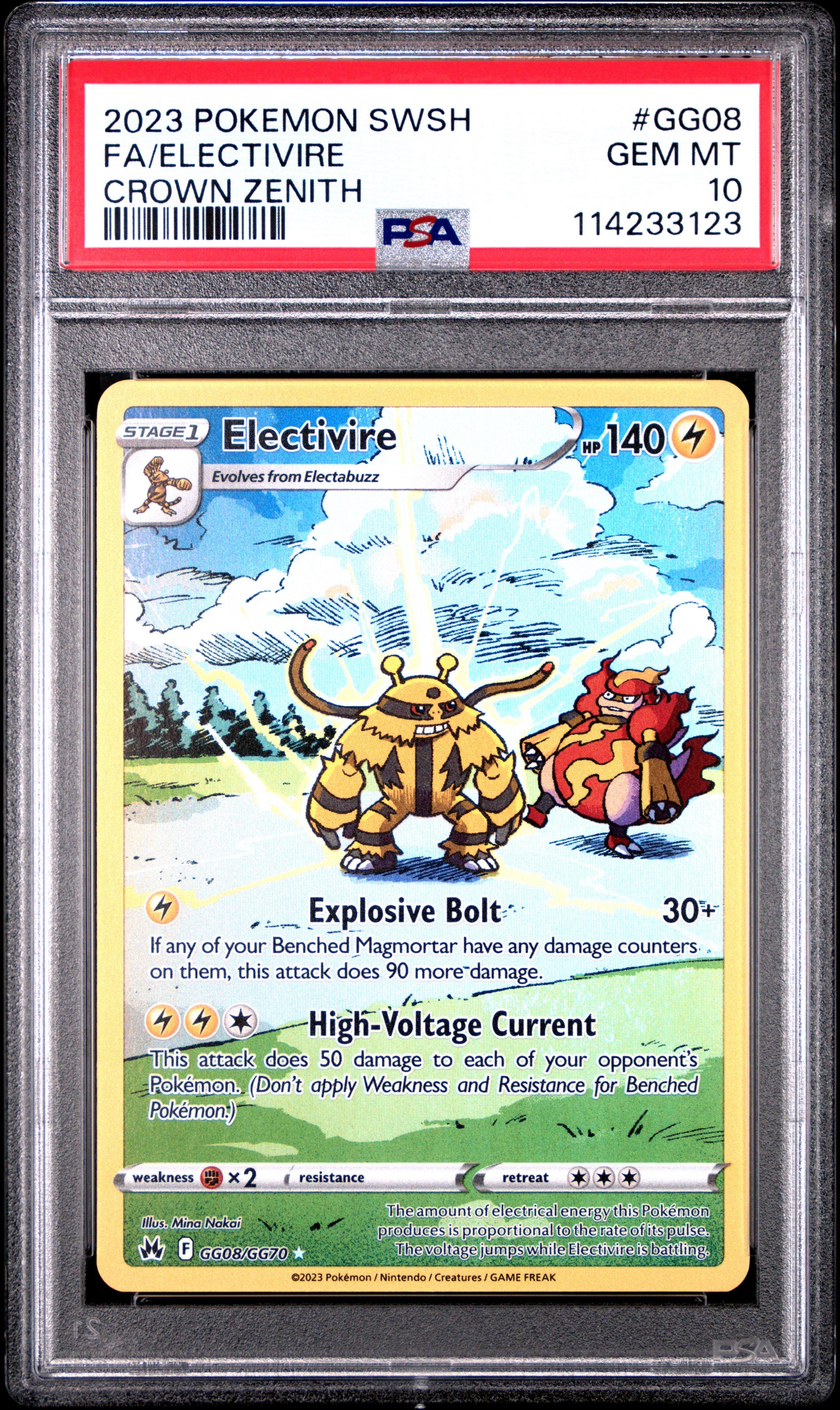 2023 Pokemon Sword And Shield Crown Zenith Gg08 Full Art