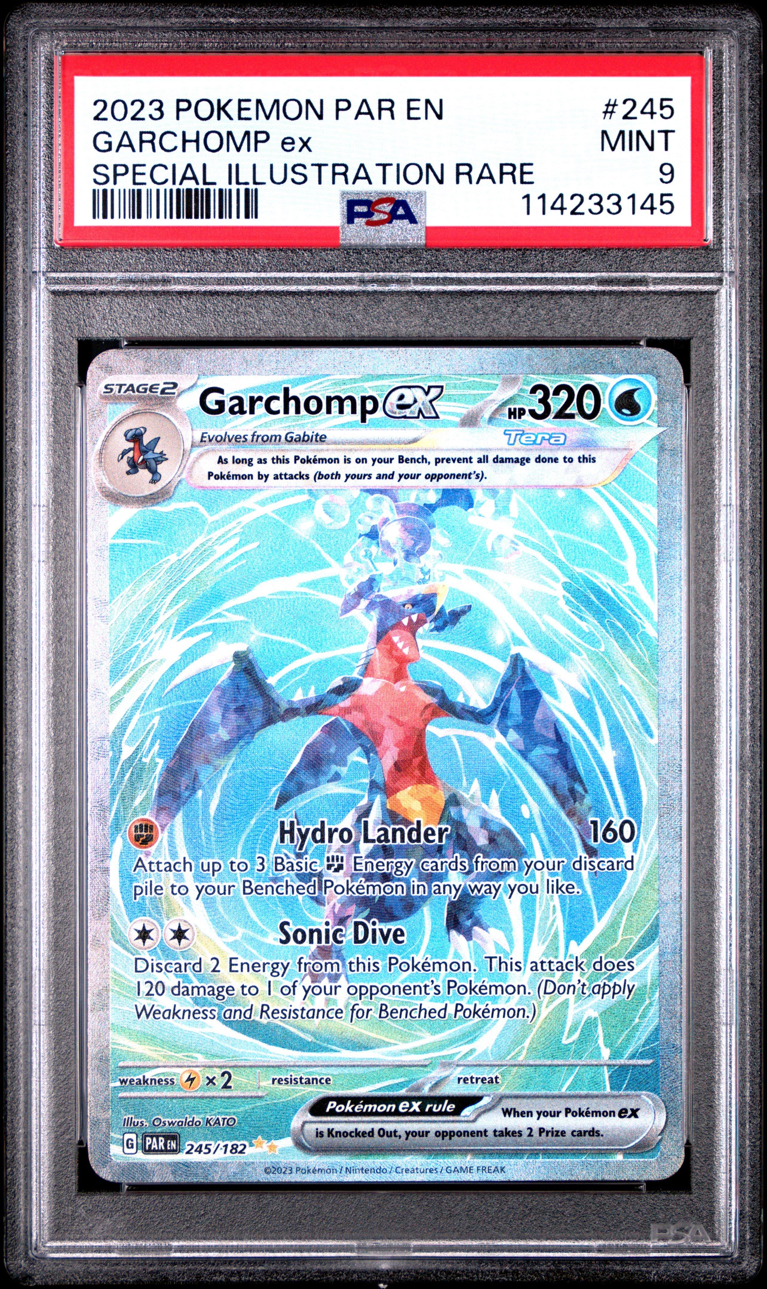 2023 Pokemon Par En-paradox Rift 245 Garchomp Ex Special