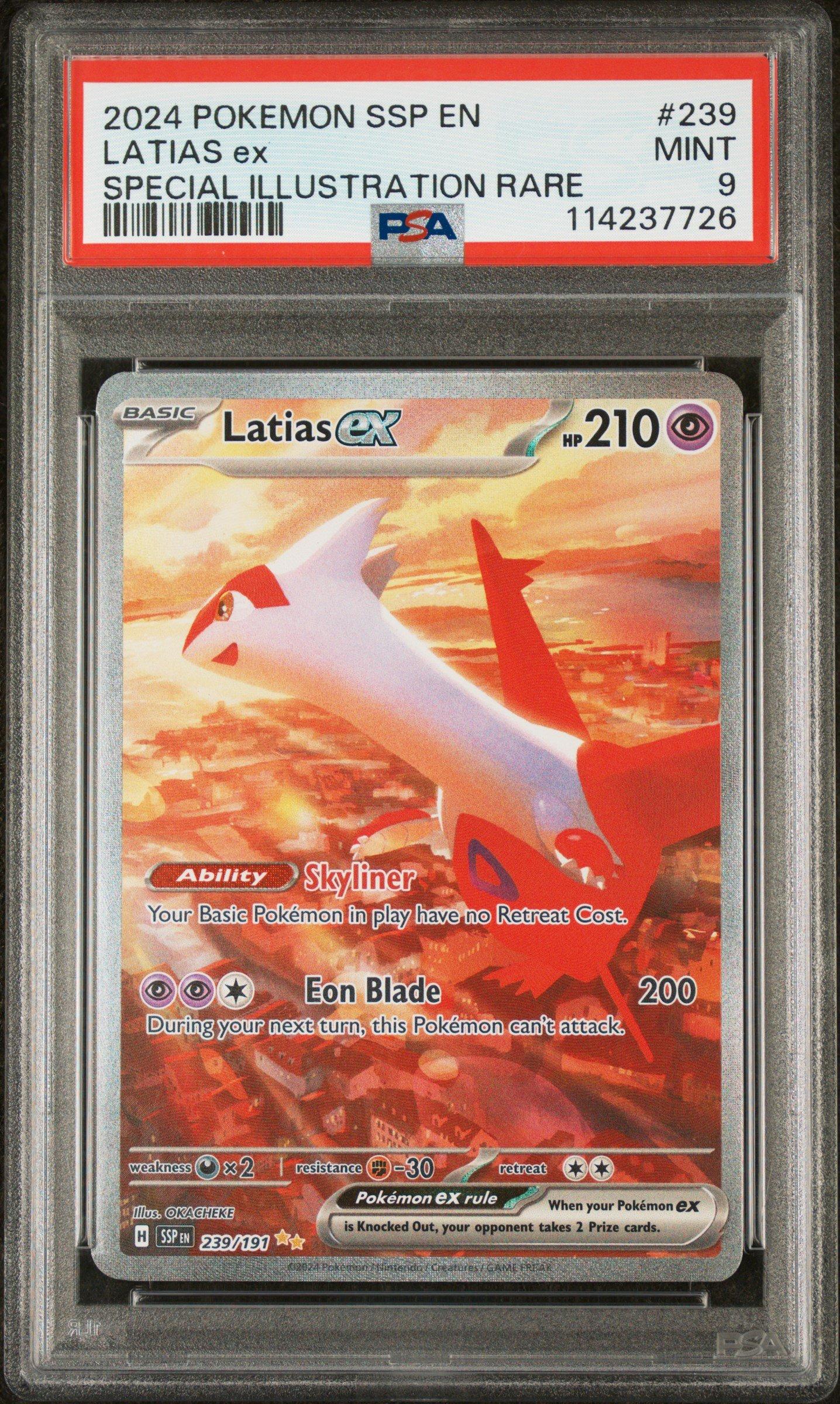 2024 Pokemon Ssp En-surging Sparks 239 Latias Ex Special