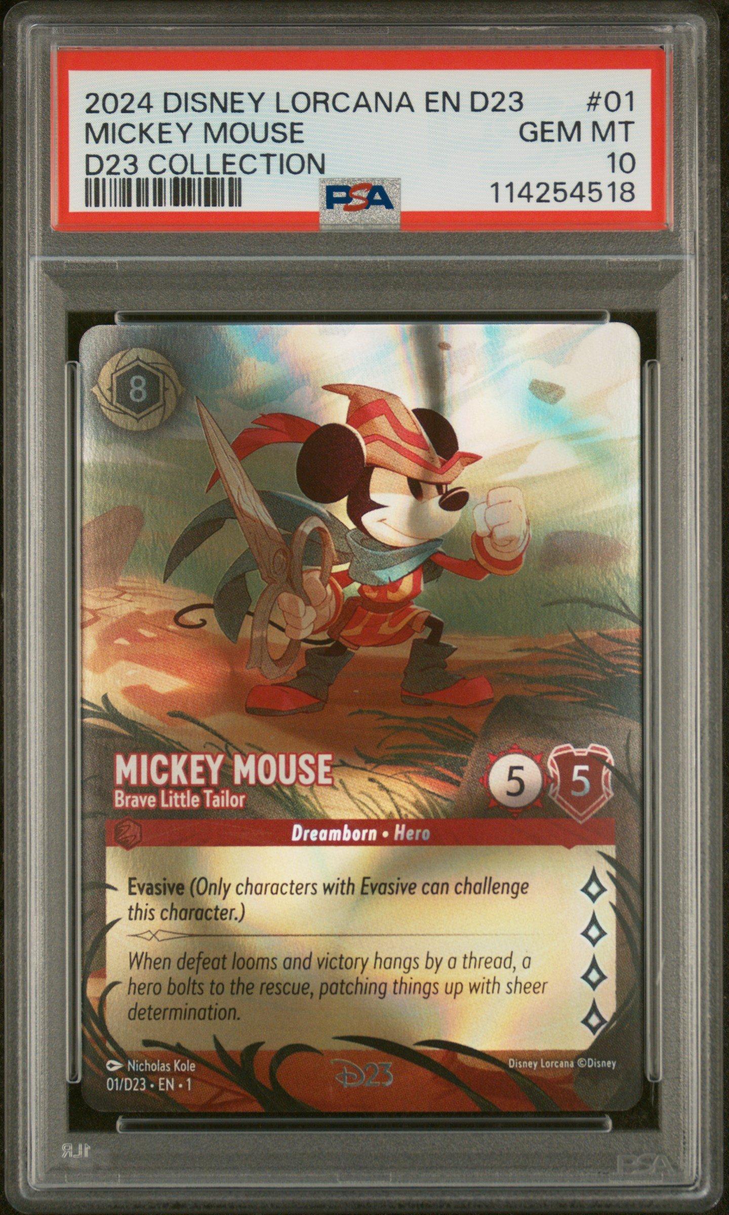 2024 Disney Lorcana En D23-d23 Expo Promo 01 Mickey Mouse