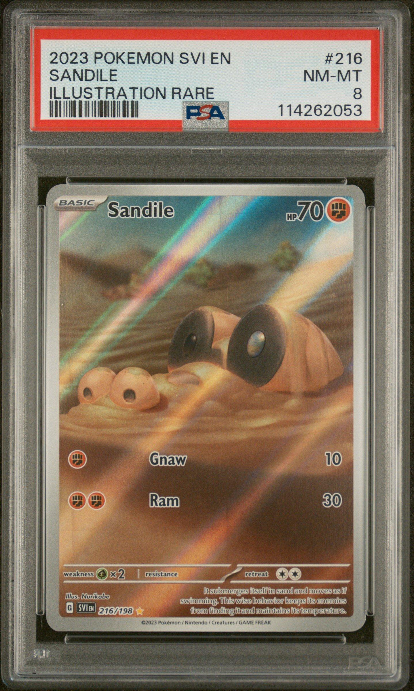 2023 Pokemon Svi En-scarlet & Violet 216 Sandile Illustration Rare
