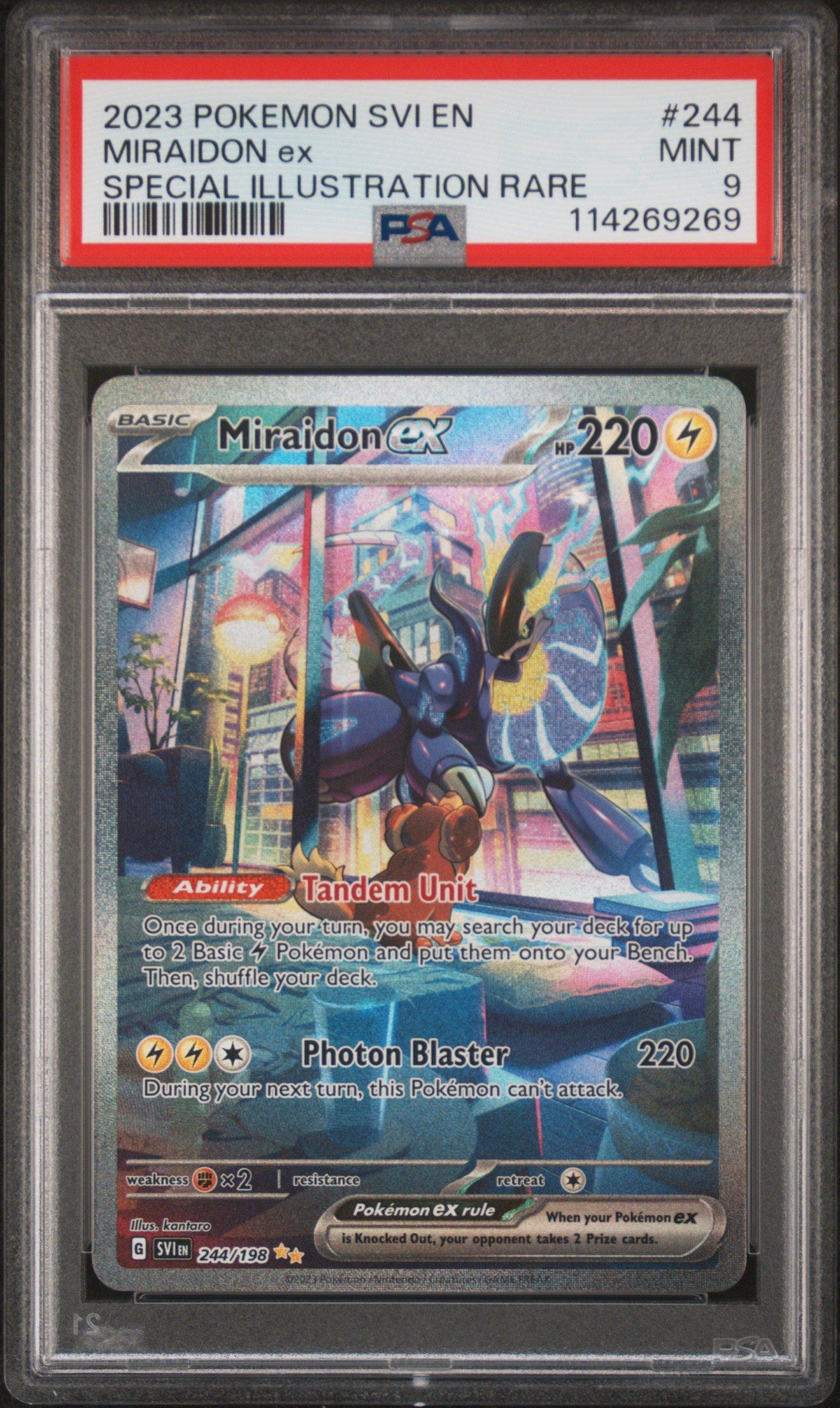 2023 Pokemon Svi En-scarlet & Violet 244 Miraidon Ex Special