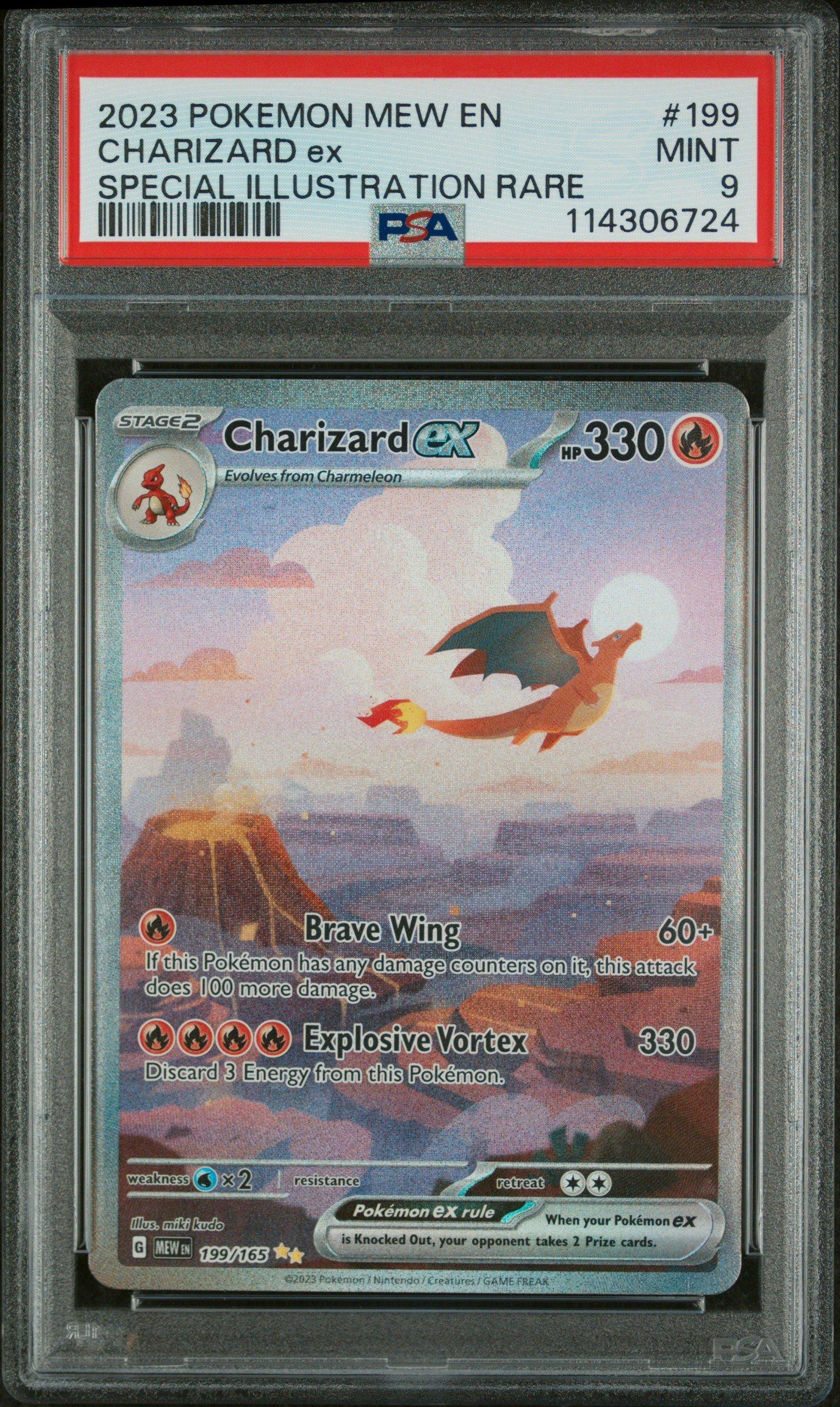 2023 Pokemon Mew En-151 199 Charizard Ex Special Illustration Rare