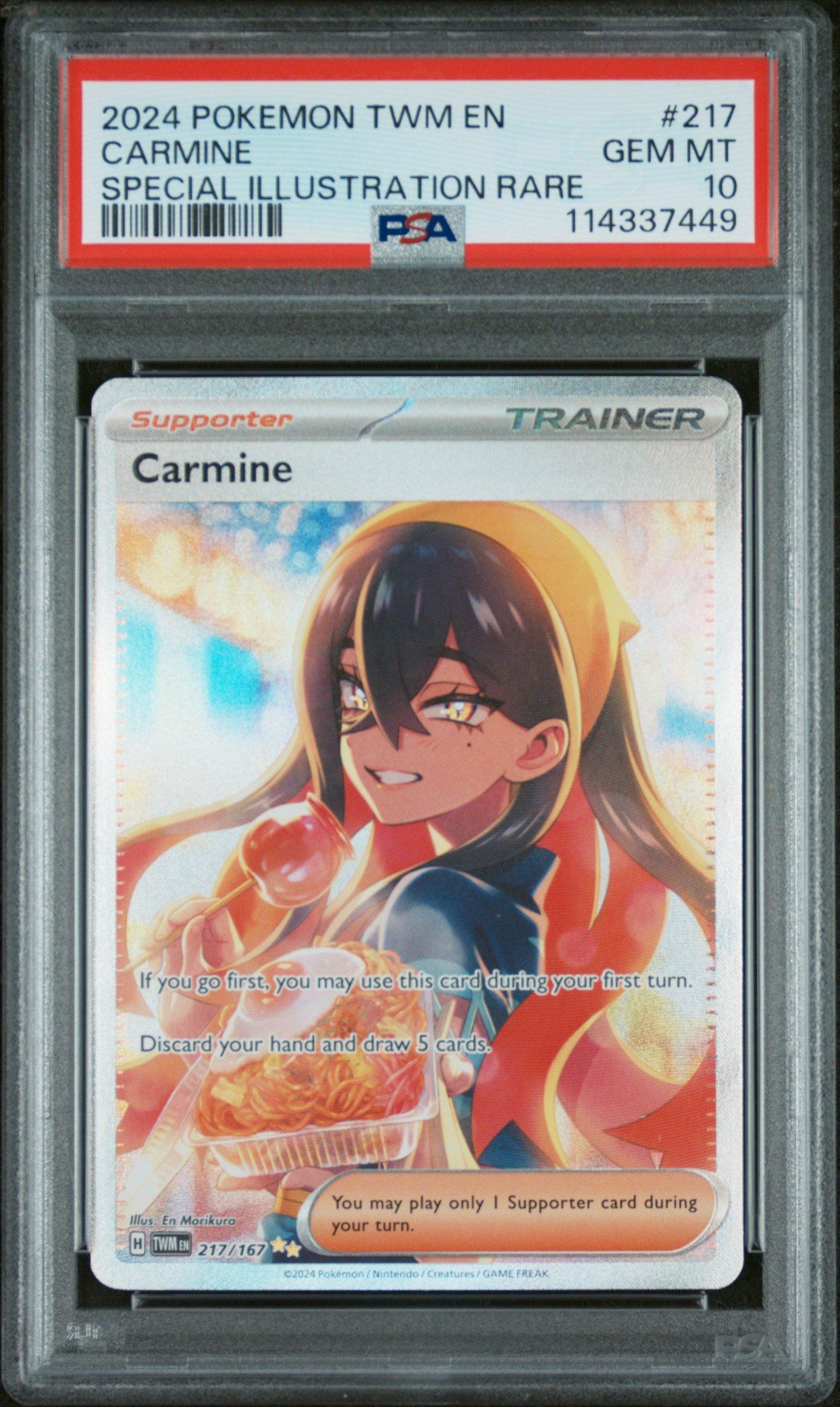 2024 Pokemon Twm En-twilight Masquerade 217 Carmine Special