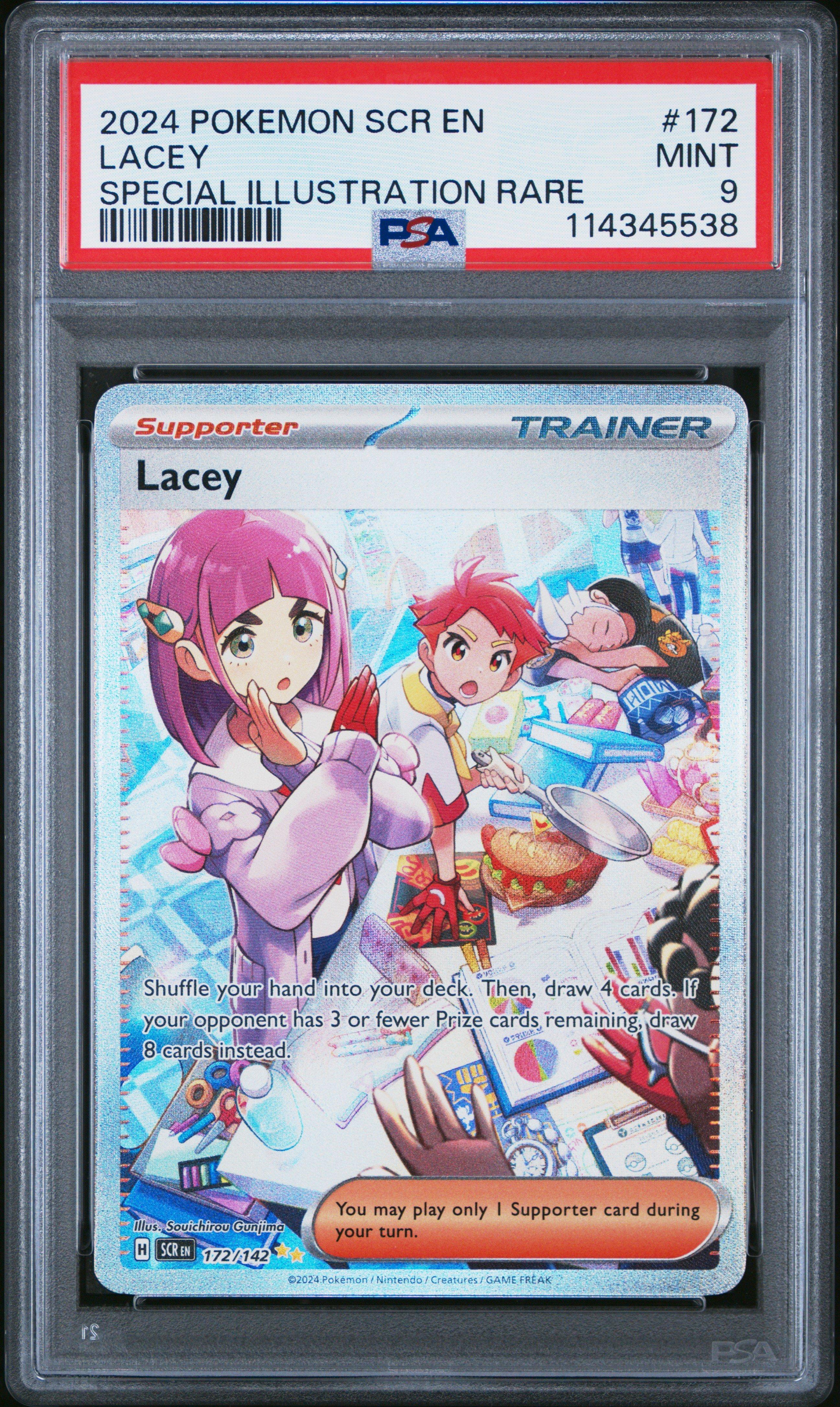 2024 Pokemon Scr En-stellar Crown 172 Lacey Special Illustration