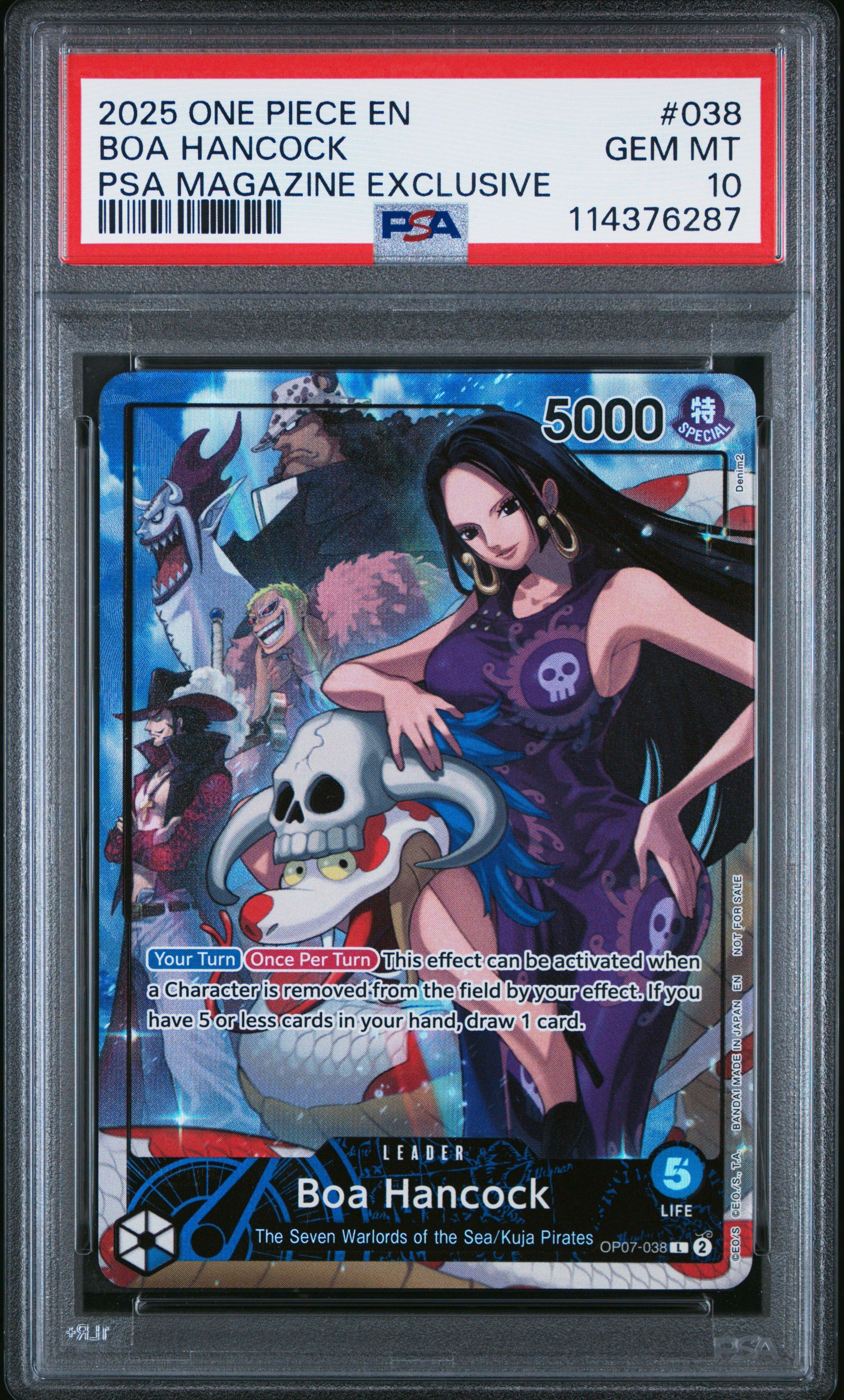 2023 One Piece Premium Card Collection 25th Edition 022 Brook PSA