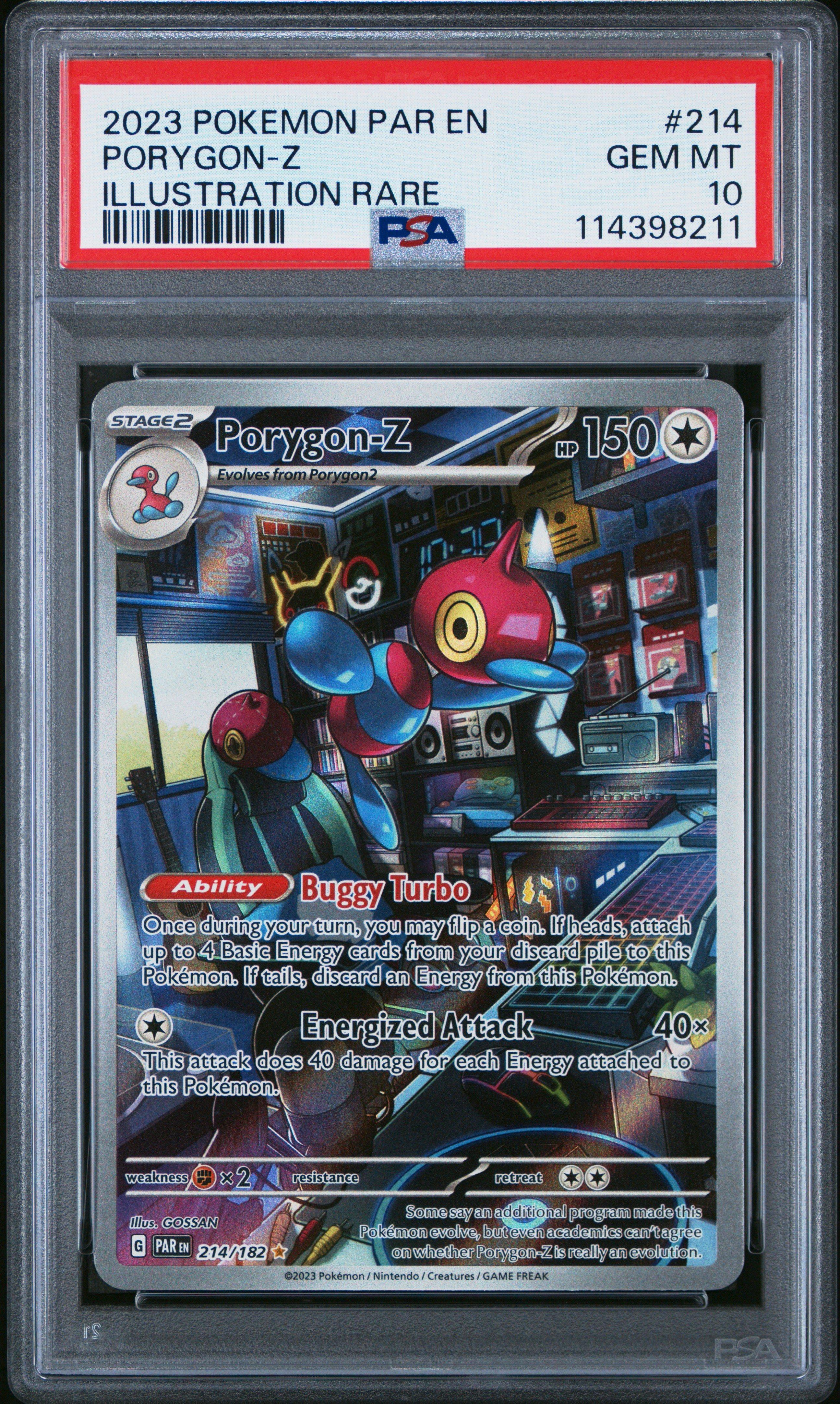 2023 Pokemon Par En-paradox Rift 214 Porygon-z Illustration Rare