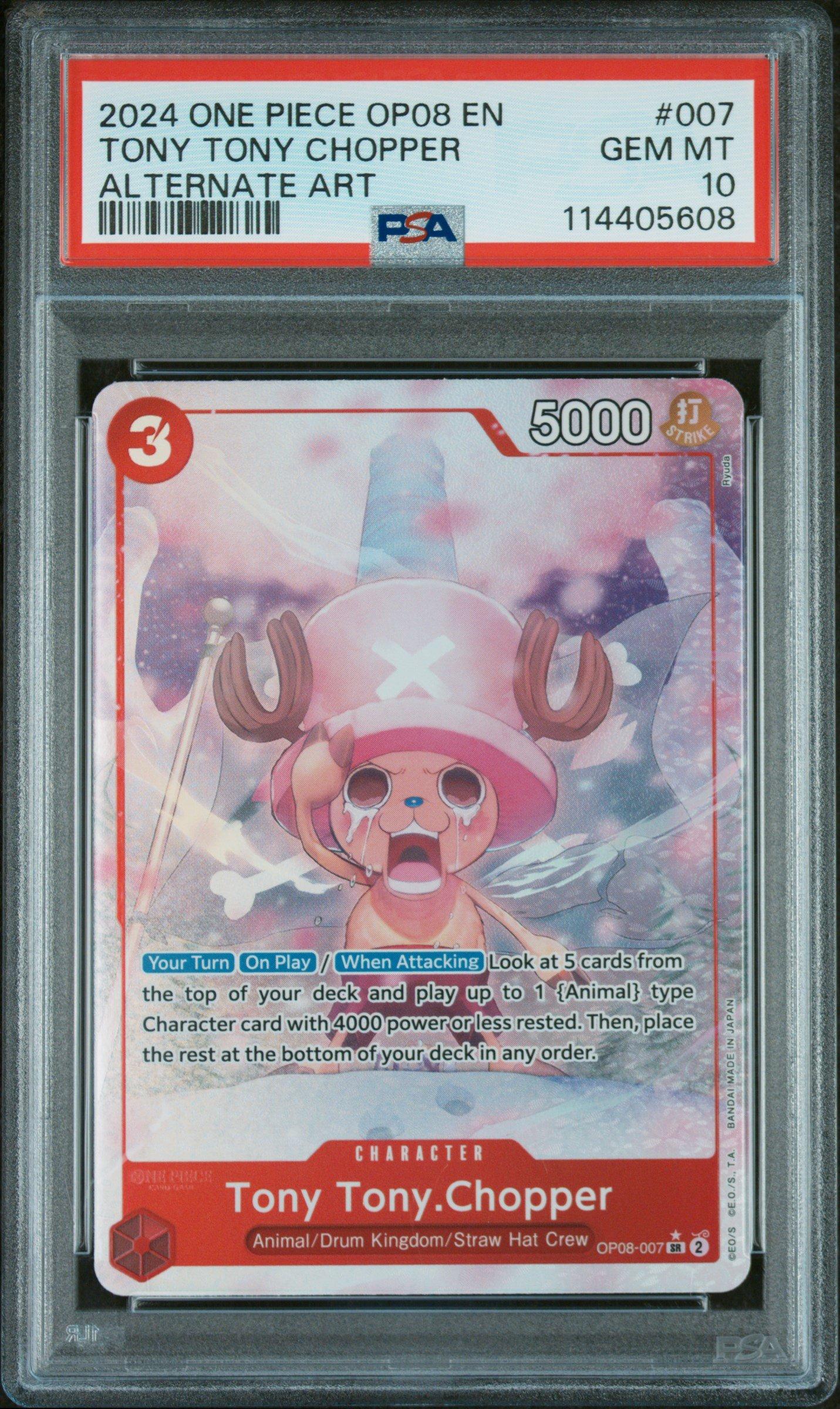 2024 One Piece Op08-two Legends 007 Tony Tony Chopper Alternate