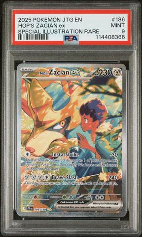 2025 Pokemon Jtg En-journey Together 186 Hop's Zacian Ex Special