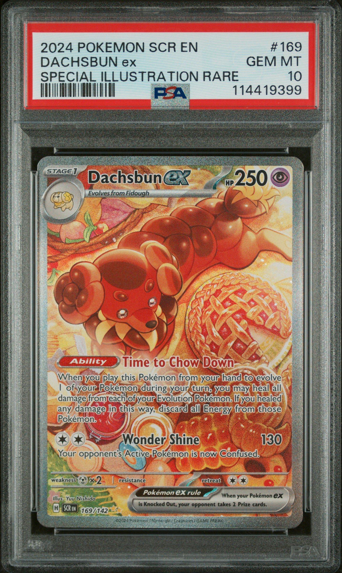 2024 Pokemon Scr En-stellar Crown 169 Dachsbun Ex Special