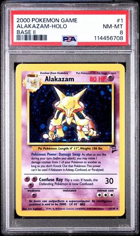 2000 Pokemon Game Movie Ancient Mew Pokemon 2000 Movie PSA 8