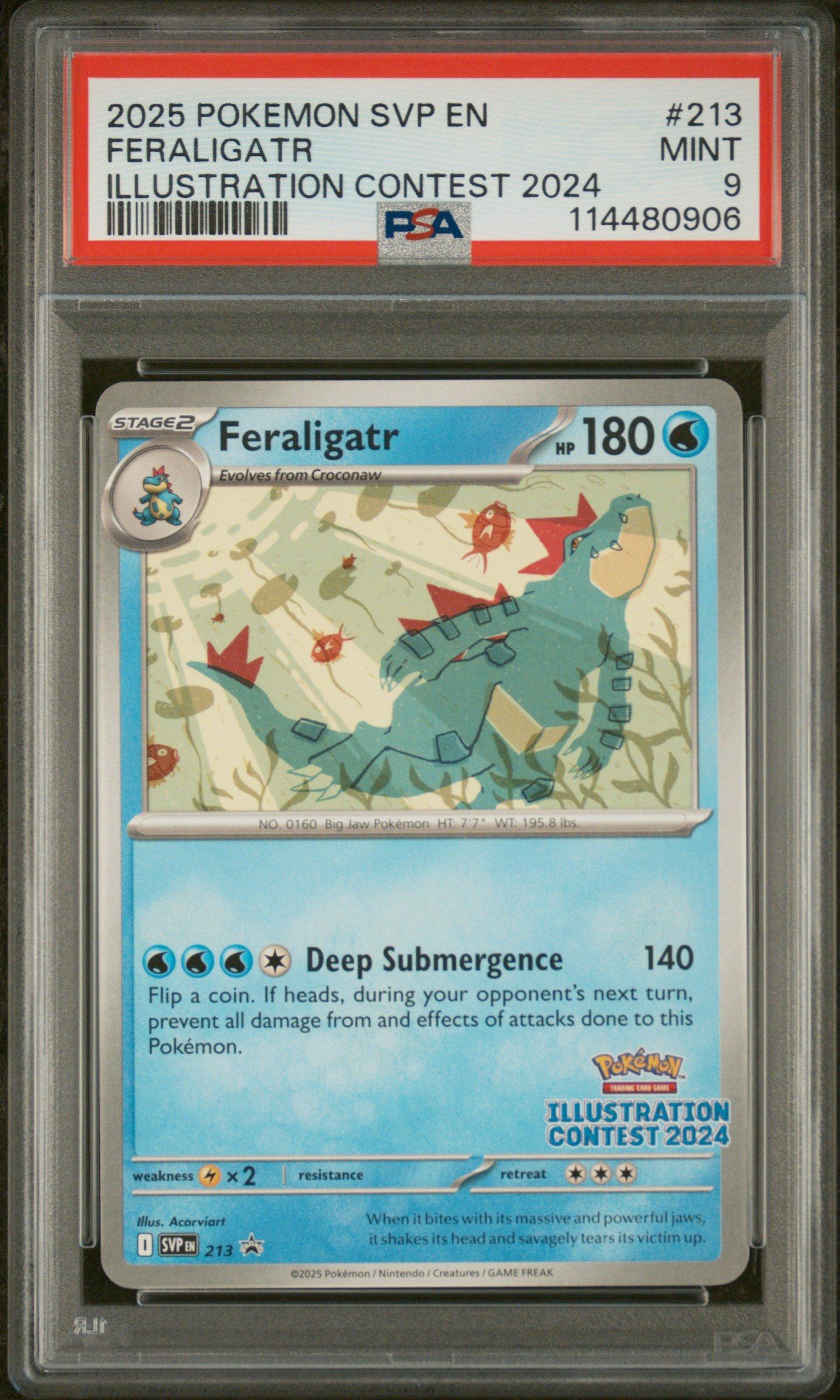 2025 Pokemon Svp En-sv Black Star Promo 213 Feraligatr