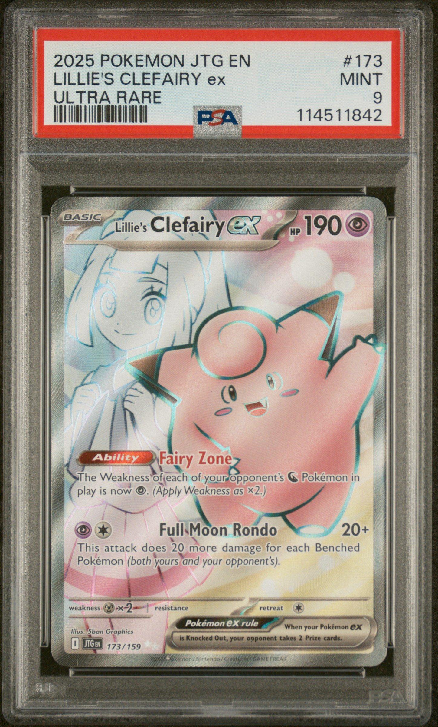 2025 Pokemon Jtg En-journey Together 173 Lillie's Clefairy