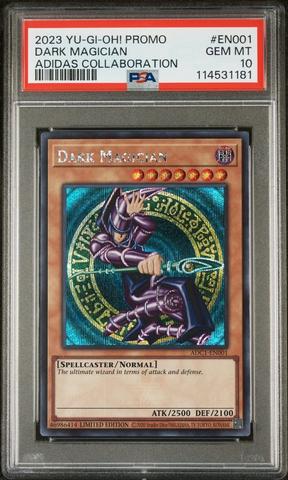 2023 Yu-gi-oh! Promo En001 Dark Magician Adidas Collaboration PSA