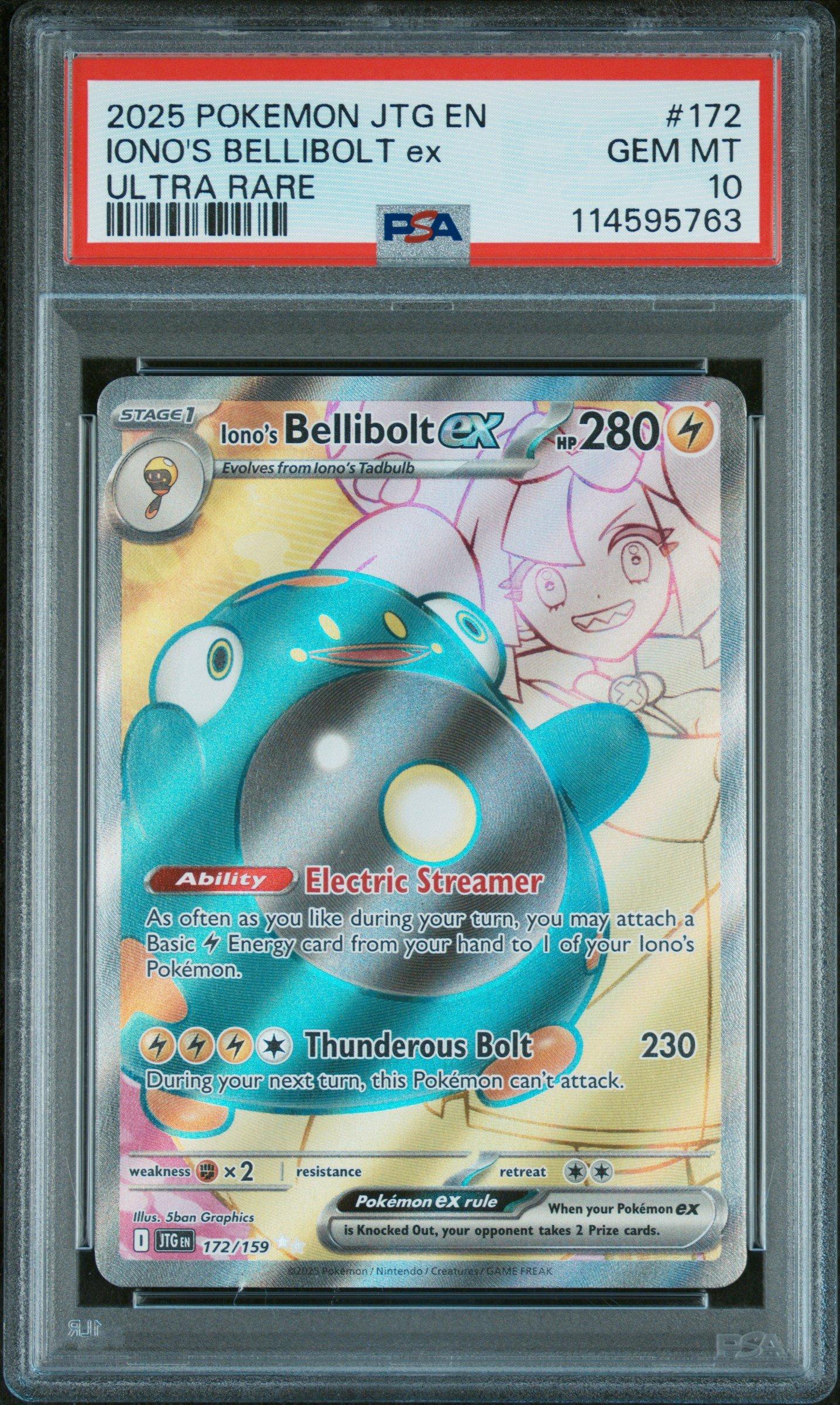 ポケモンカードゲーム 2025 POKEMON SVP-JP JON'S BELLIBOLT 2025 Pokemon Svp En-sv Black Star Promo 194 Iono's Bellibolt Ex