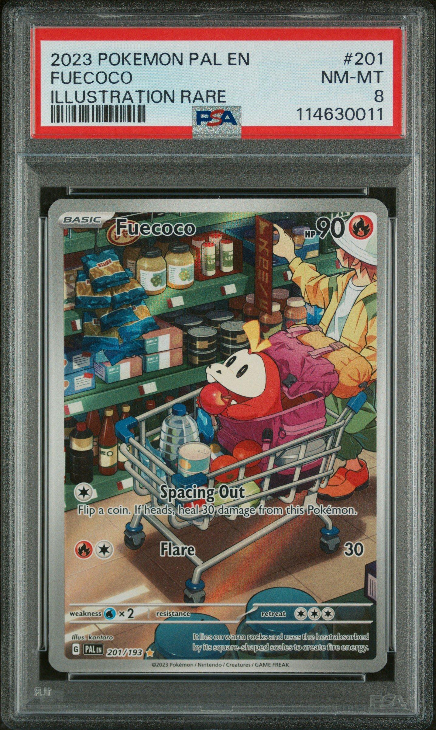 2023 Pokemon Pal En-paldea Evolved 201 Fuecoco Illustration Rare