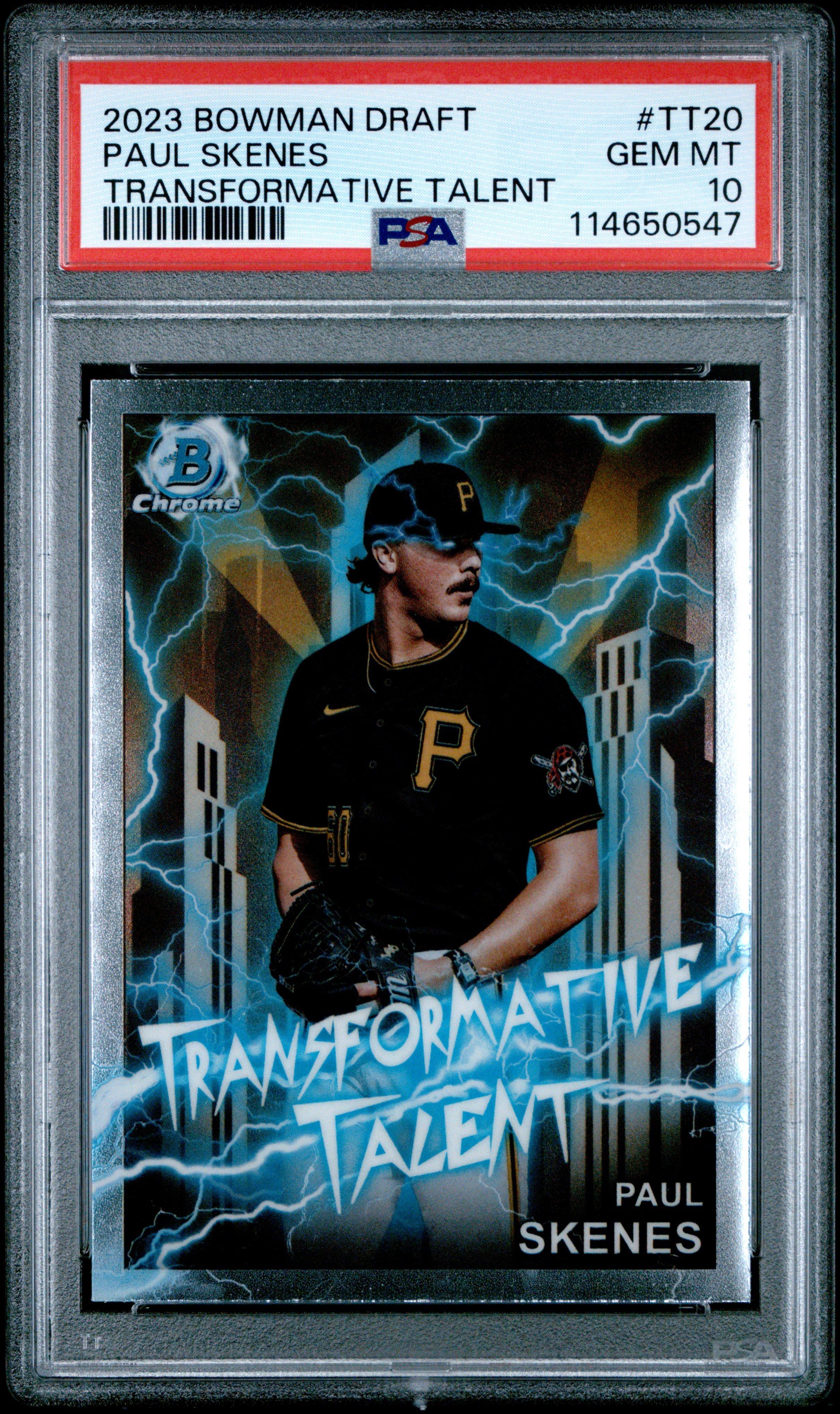2023 Bowman Draft Transformative Talent Tt20 Paul Skenes PSA