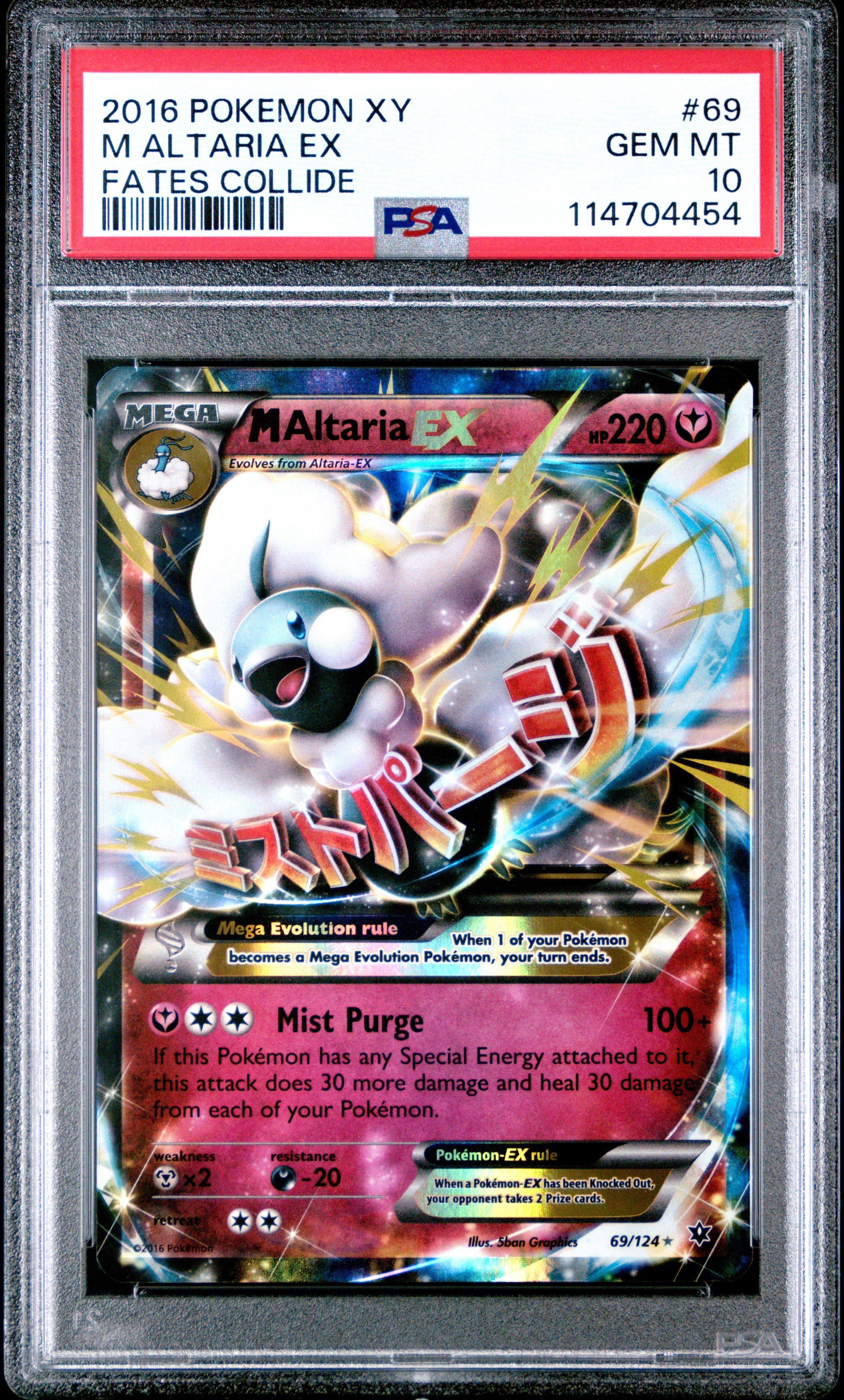 2016 Pokemon Xy Fates Collide 69 M Altaria Ex PSA 10 Graded Card | GameStop