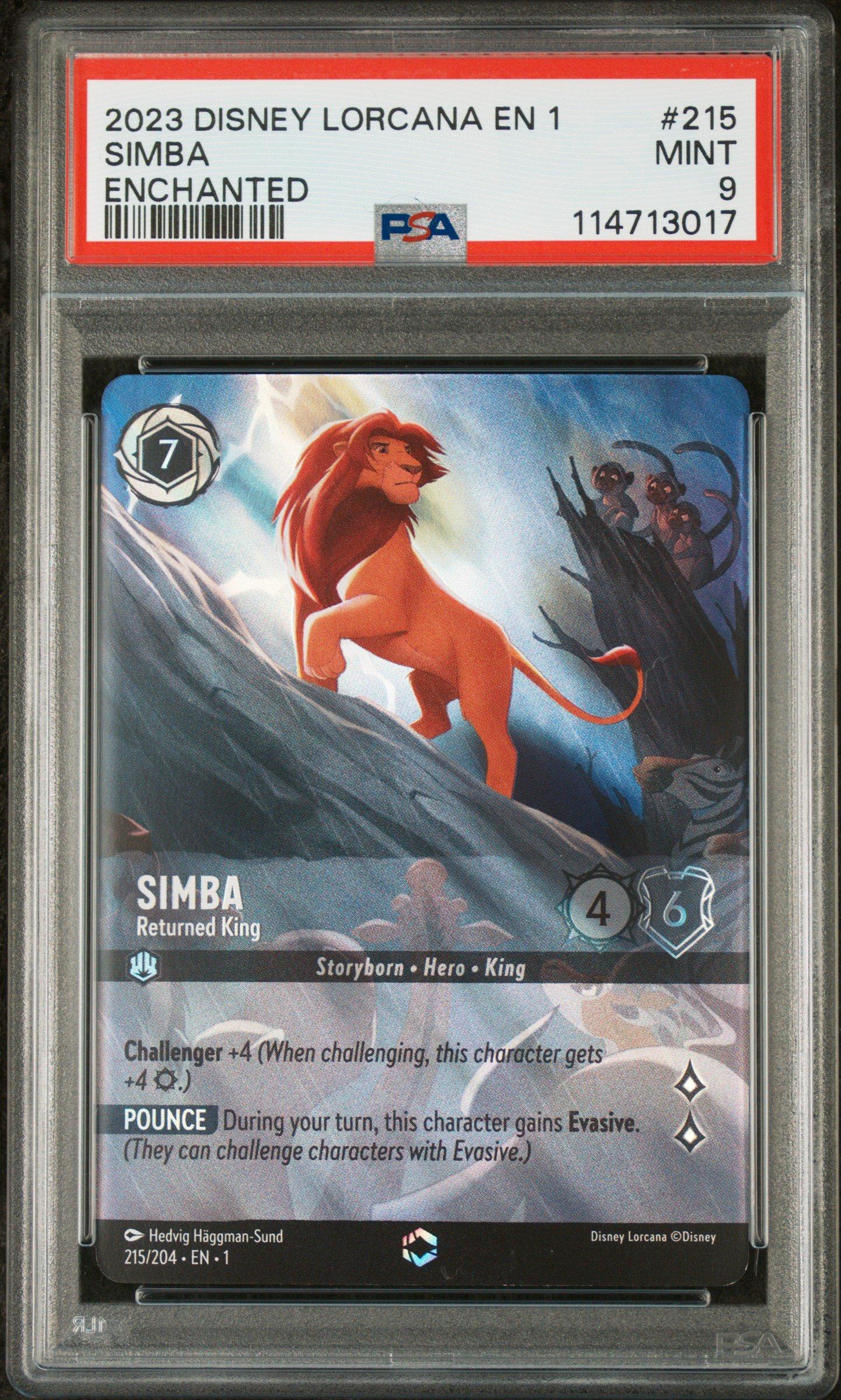 PSA10 DISNEY LORCANA シンバ #215 s-l400.jpg